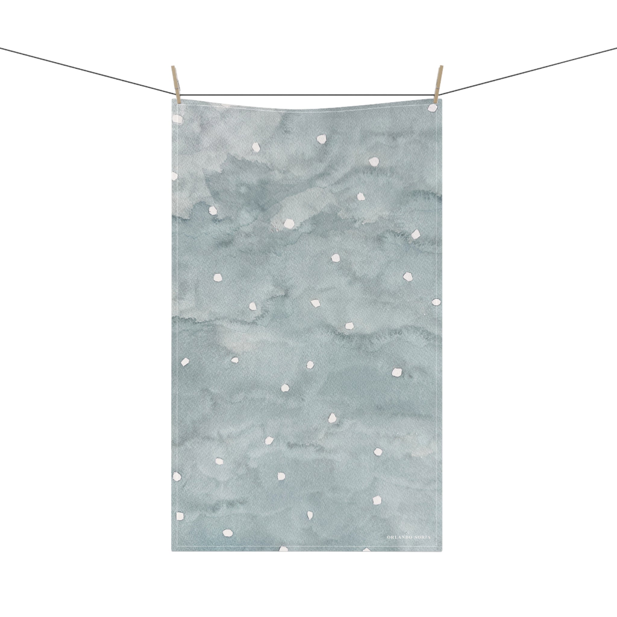 Snow Tea Towel