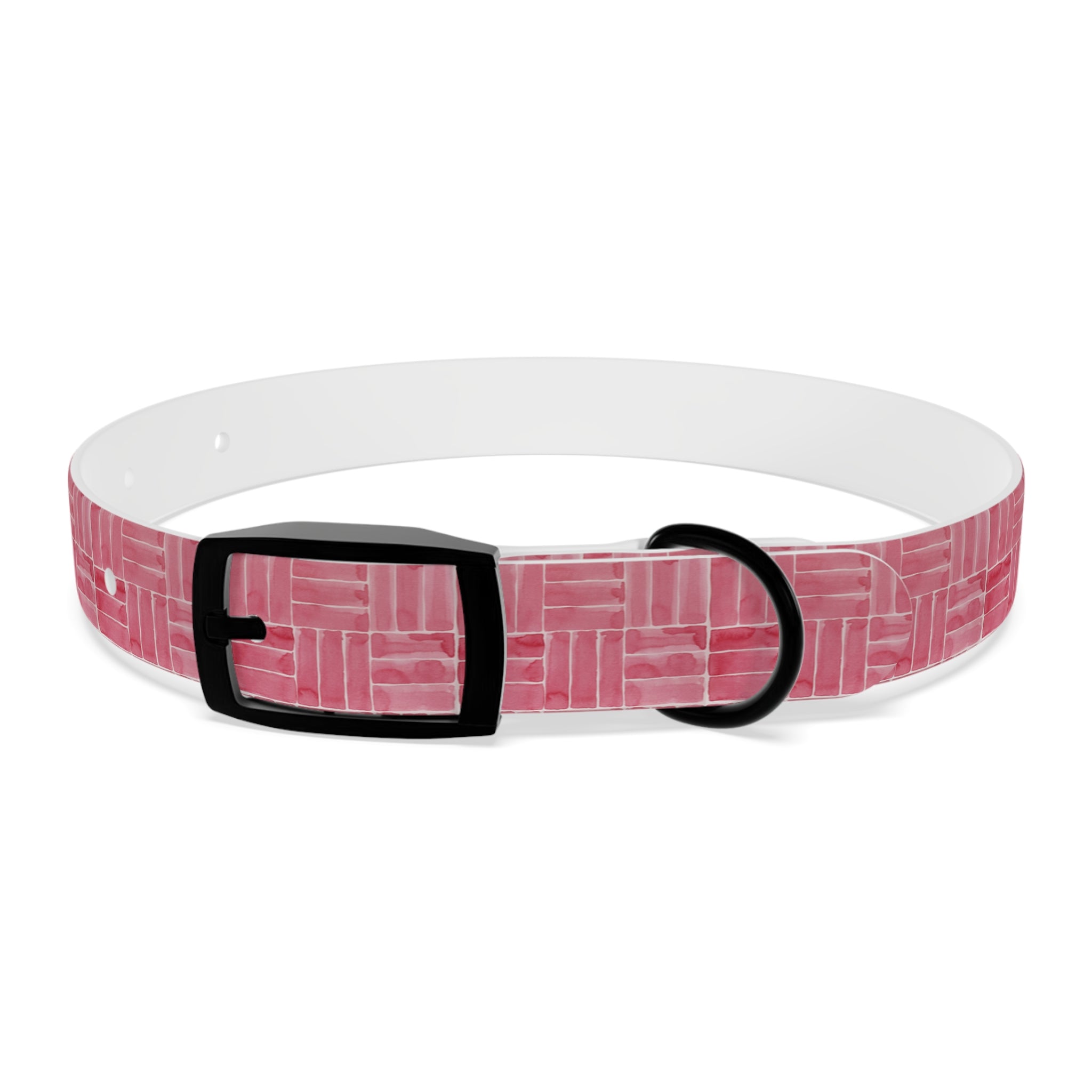 Berry Weave Dog Collar