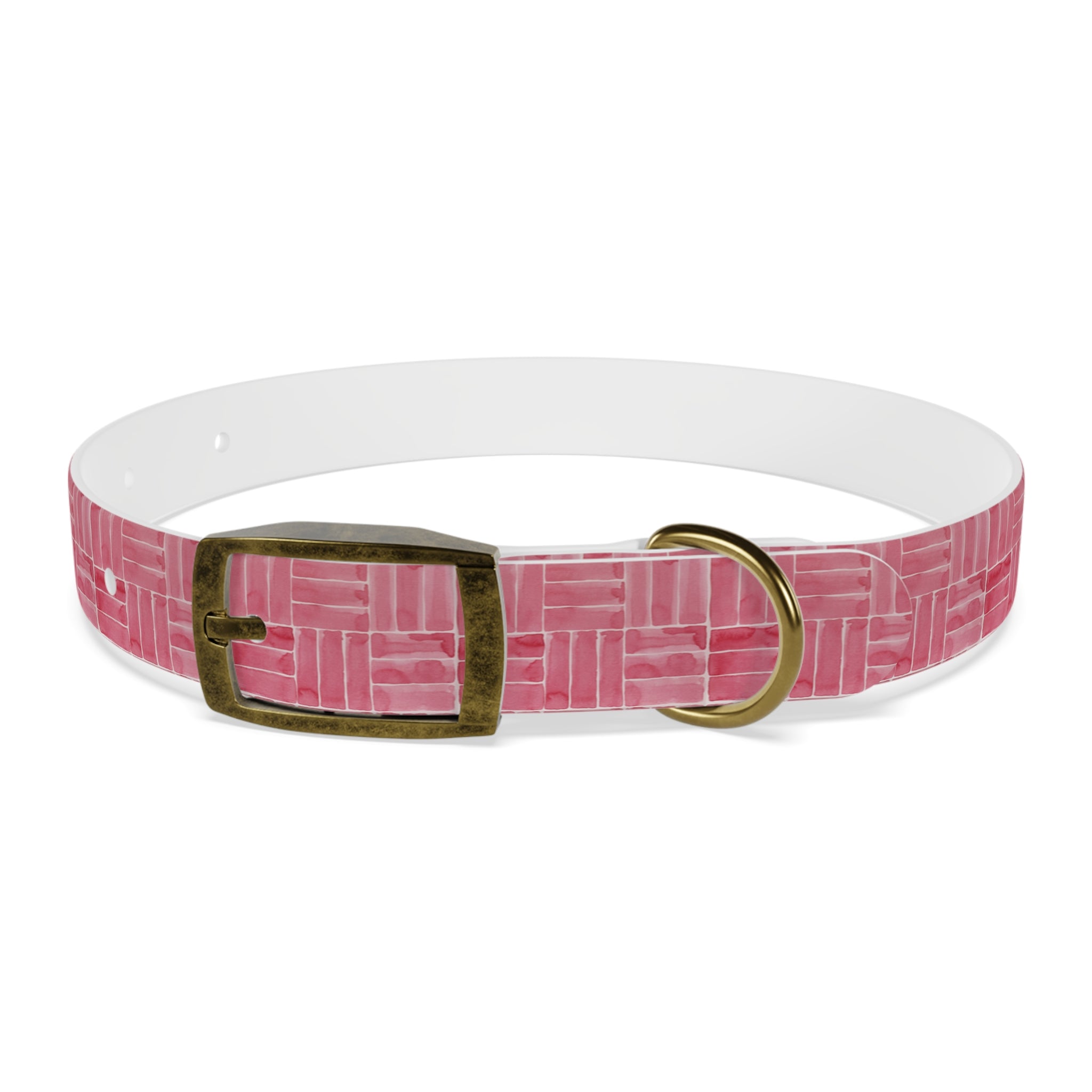 Berry Weave Dog Collar