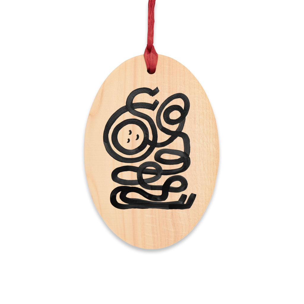 Wiggle People Ornament, Tied Up In Knots