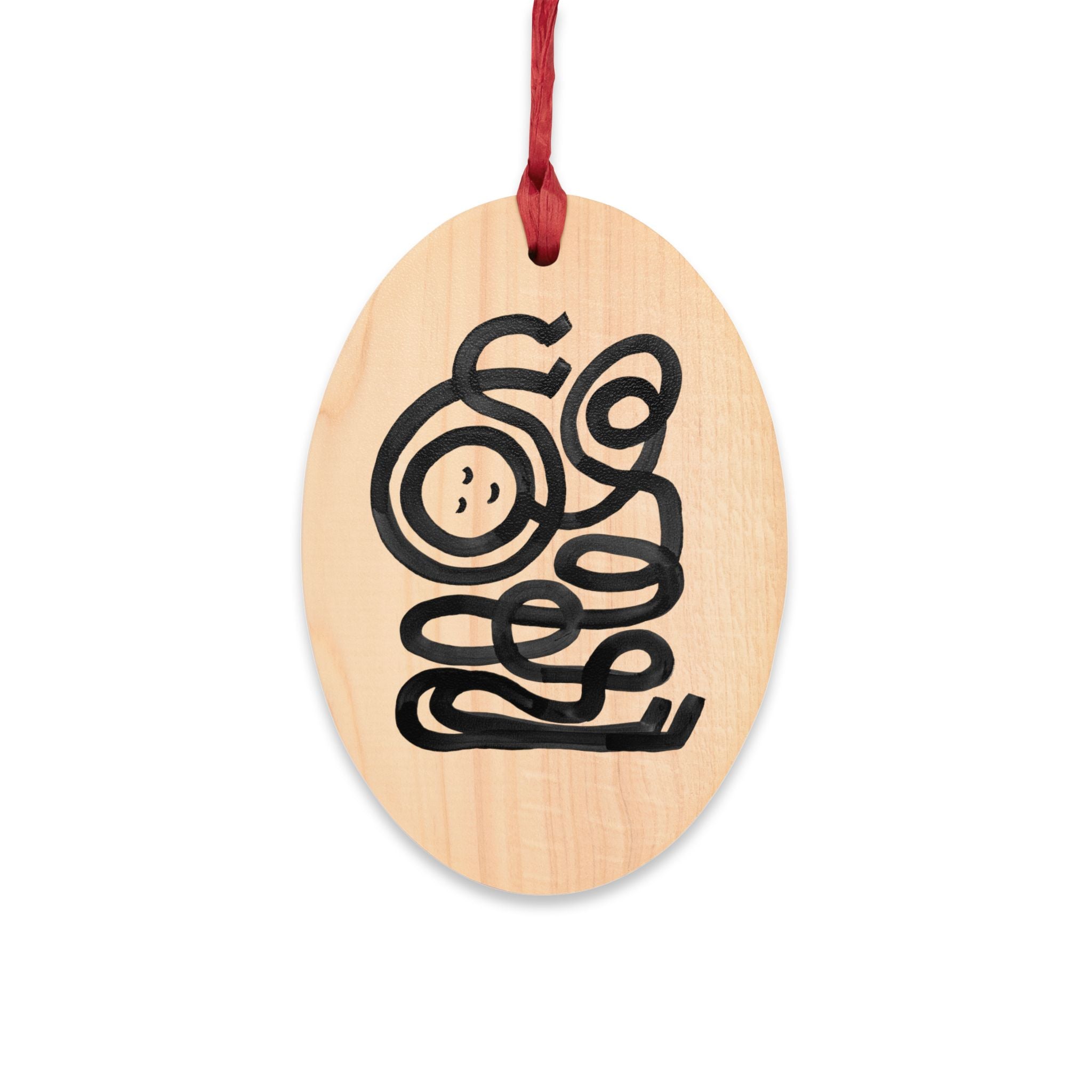 Wiggle People Ornament, Tied Up In Knots