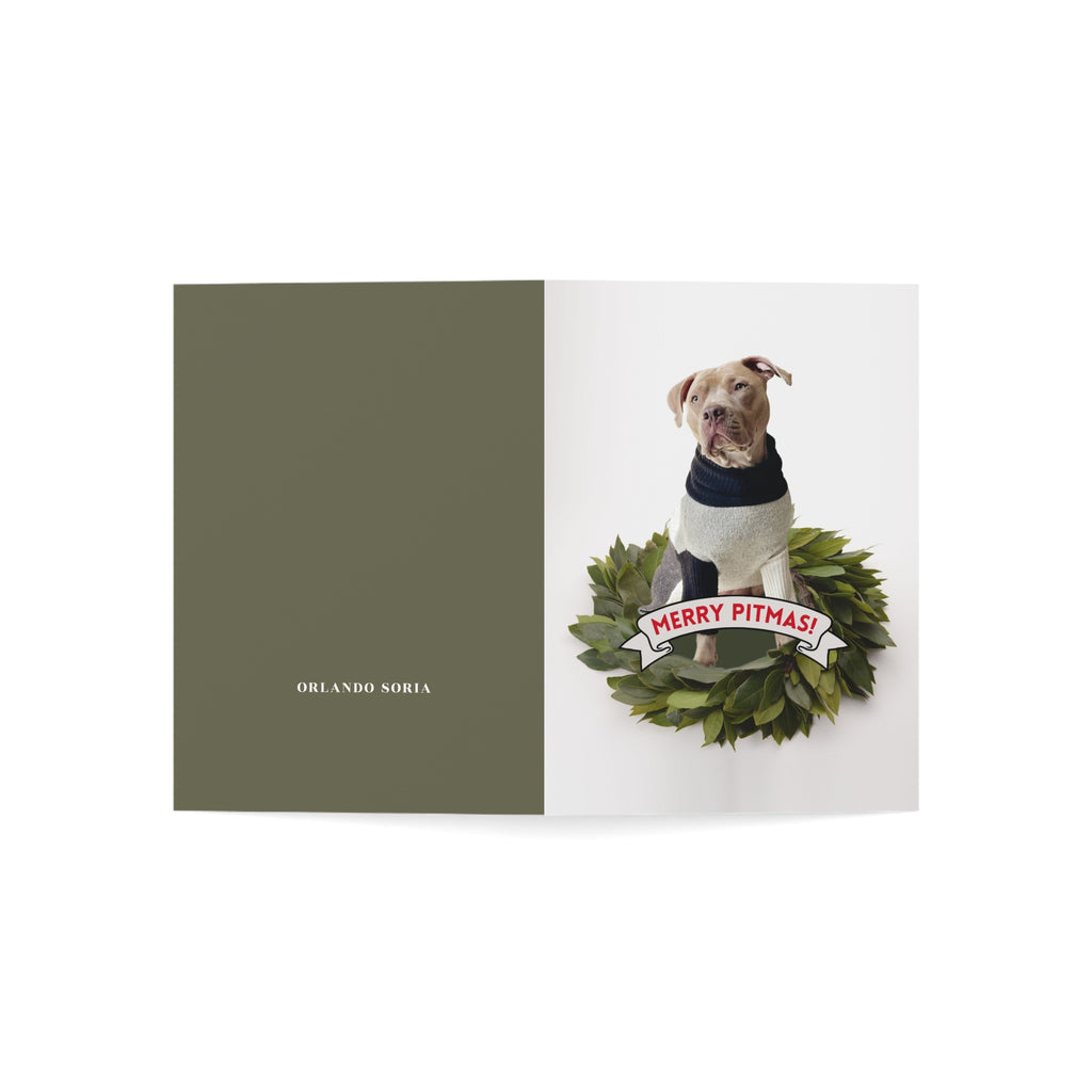 Merry Pitmas Greeting Card