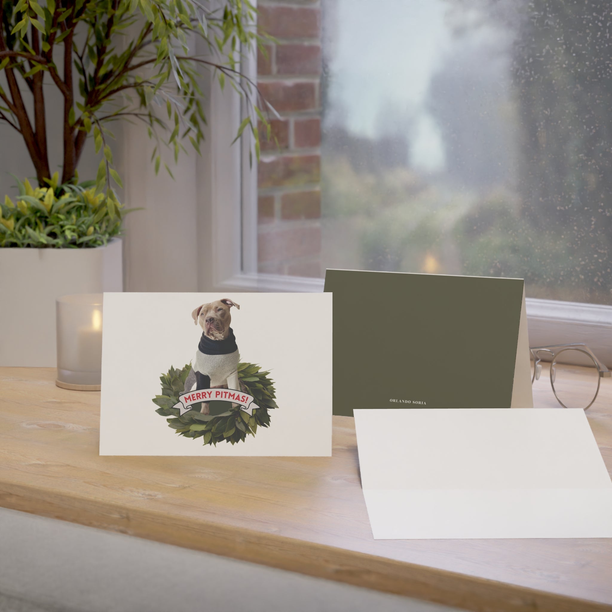 Merry Pitmas Greeting Card