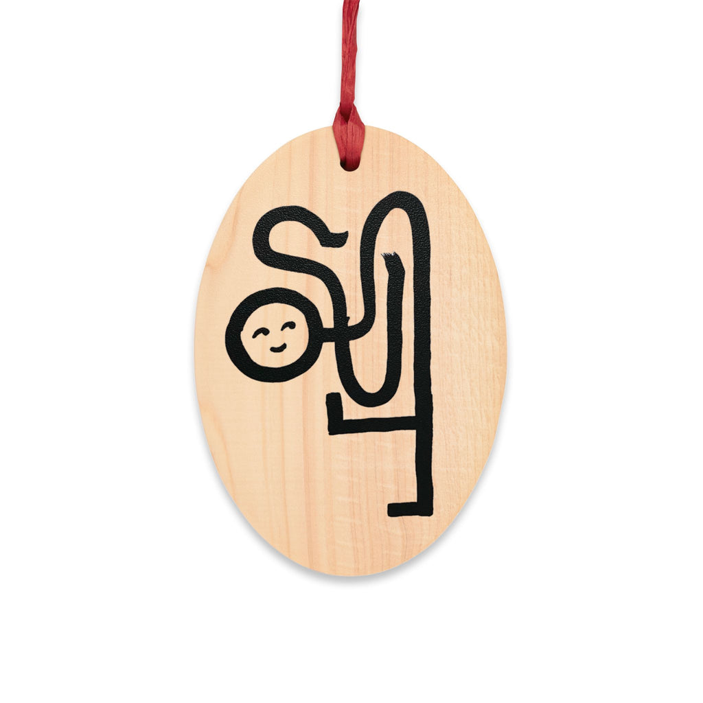 Wiggle People Ornament, Peekaround