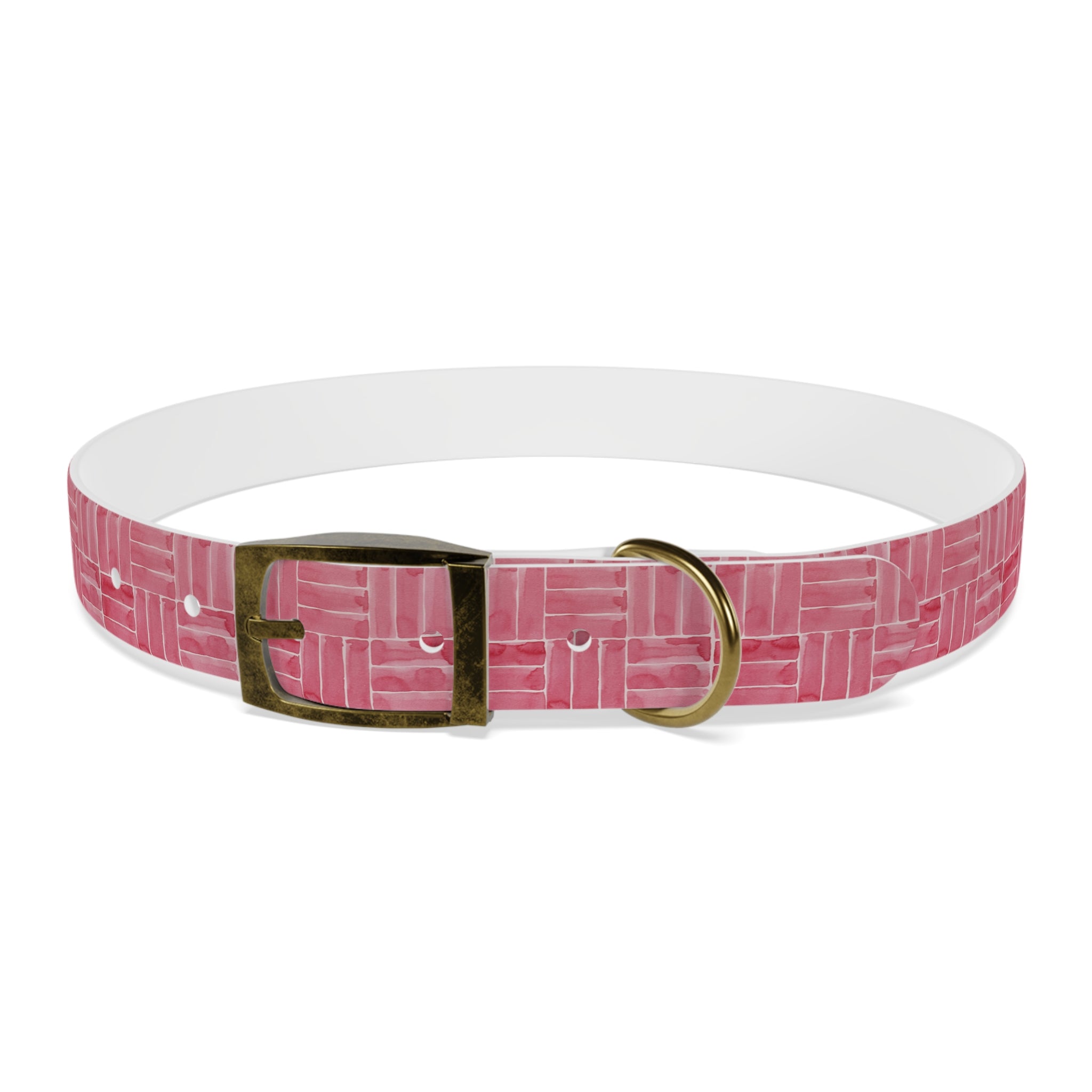 Berry Weave Dog Collar