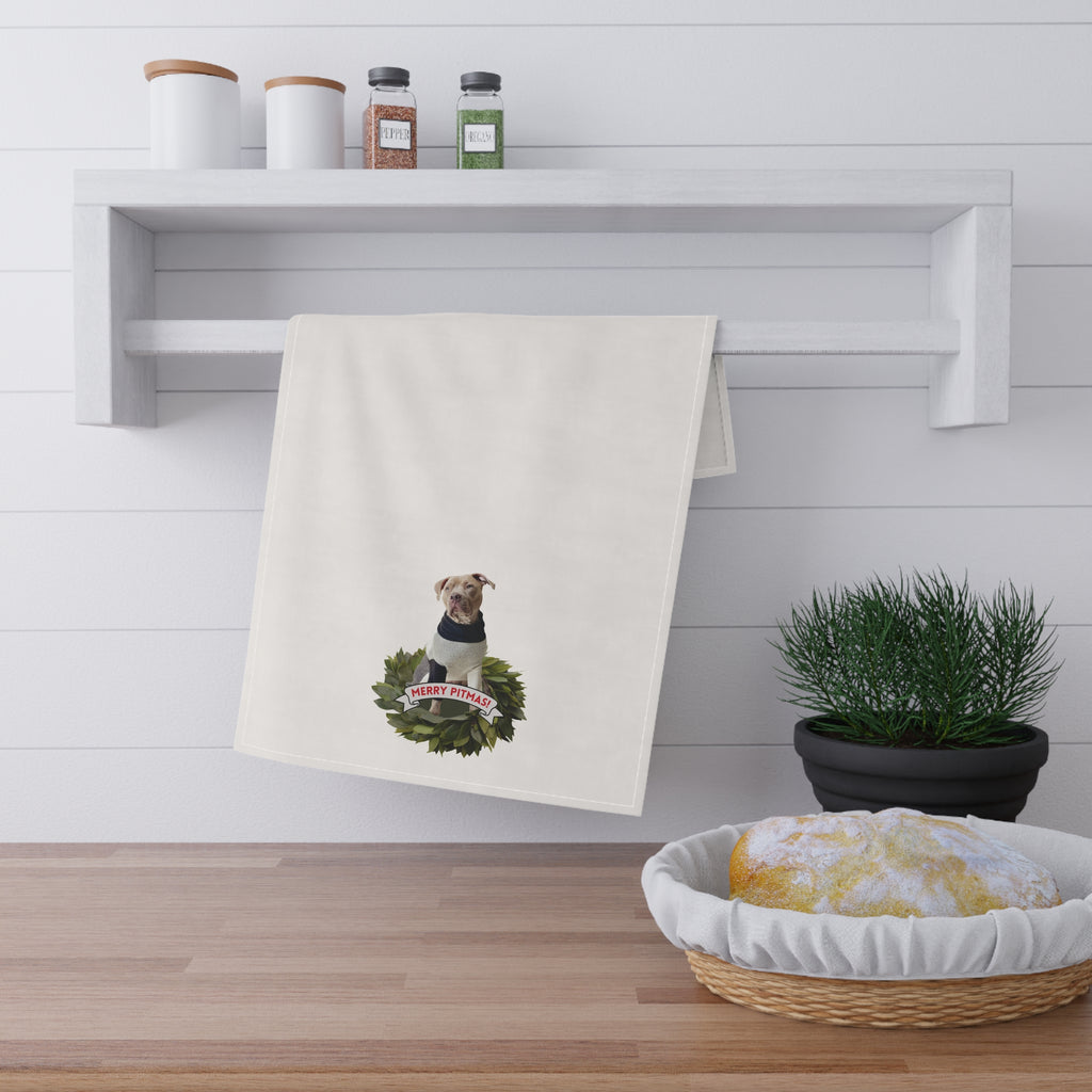 Merry Pitmas Tea Towel