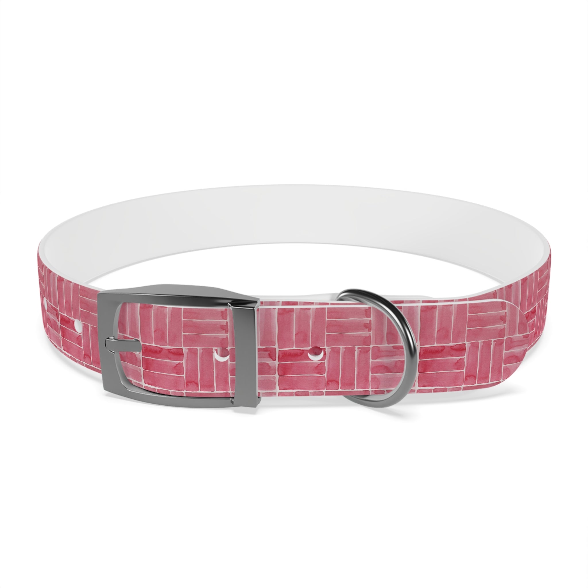 Berry Weave Dog Collar