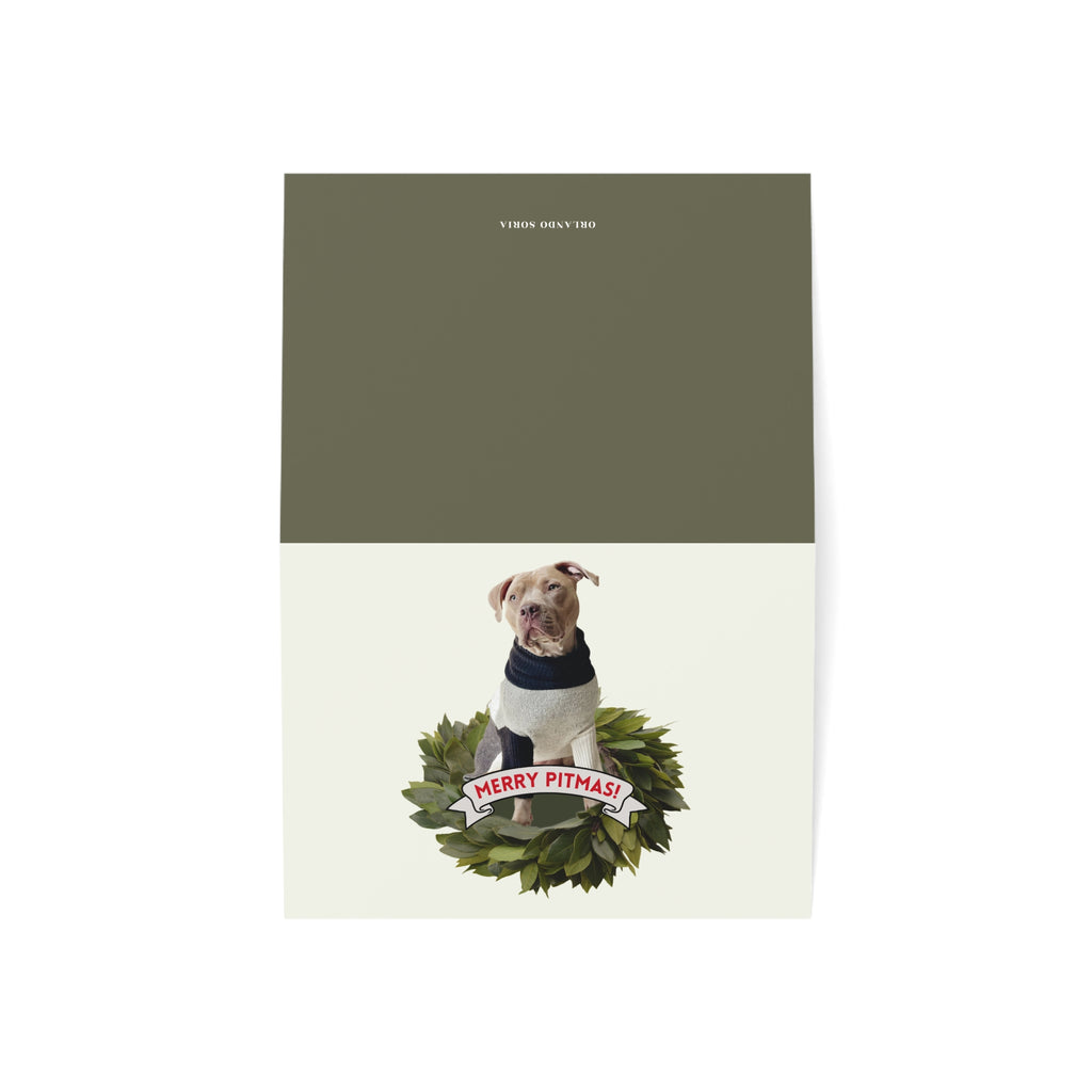 Merry Pitmas Greeting Card