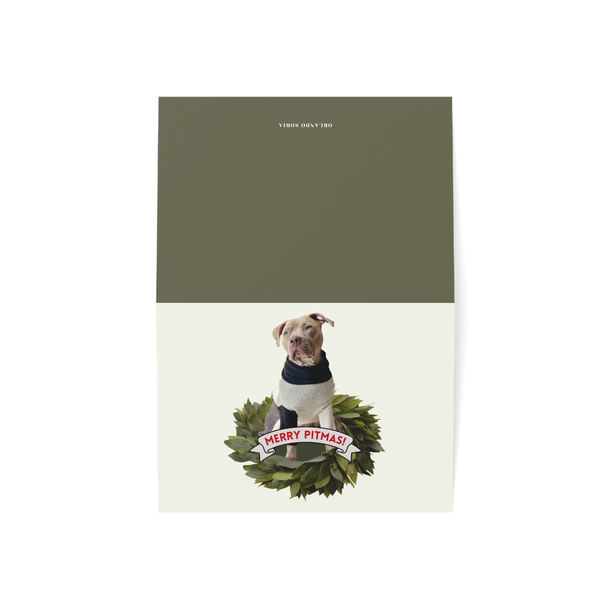 Merry Pitmas Greeting Card