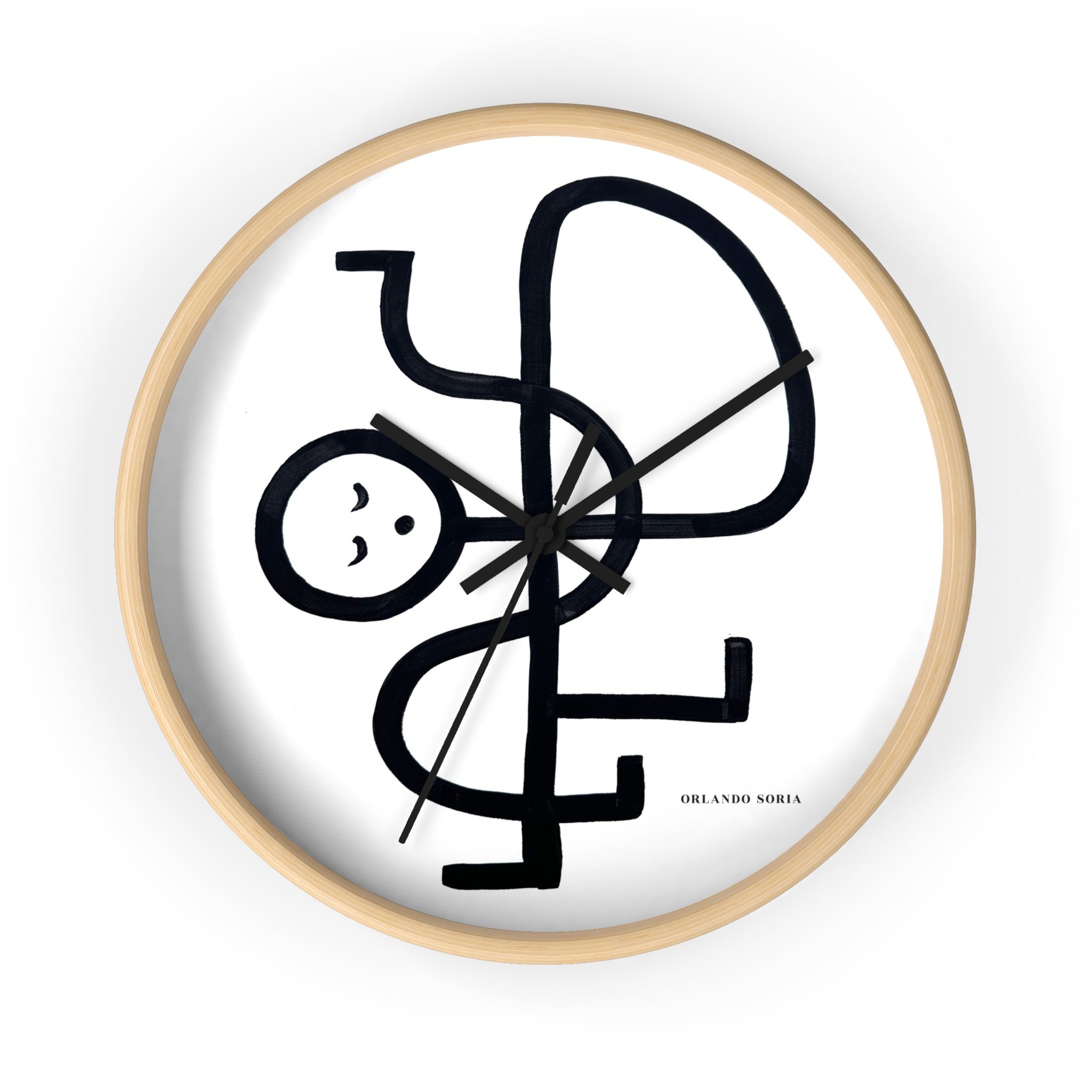 Chaotic Wall Clock