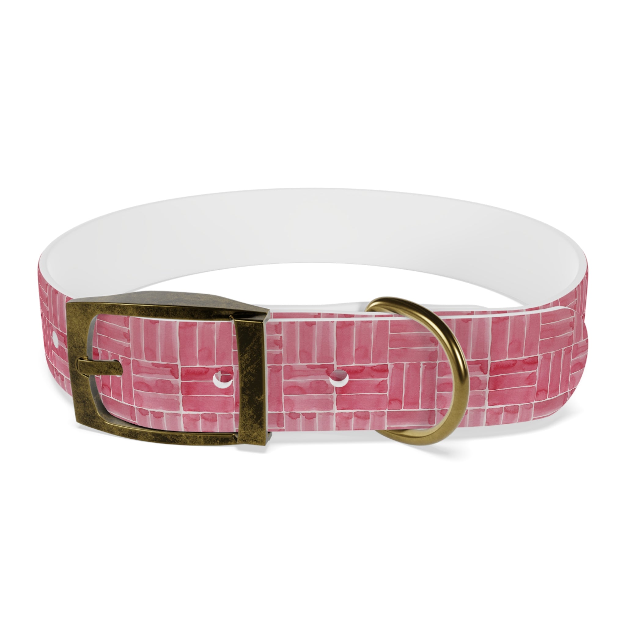 Berry Weave Dog Collar