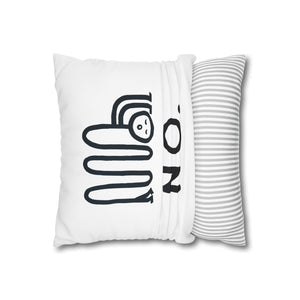 Yes + No Pillow