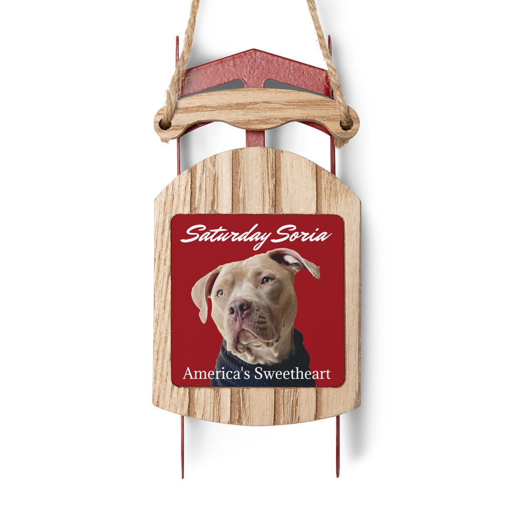 Saturday Soria Sled Ornament