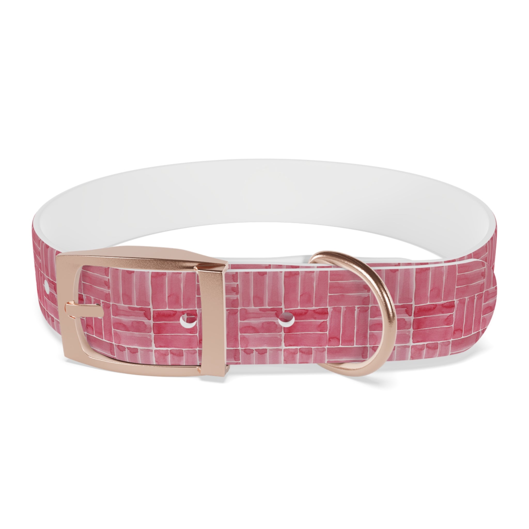 Berry Weave Dog Collar