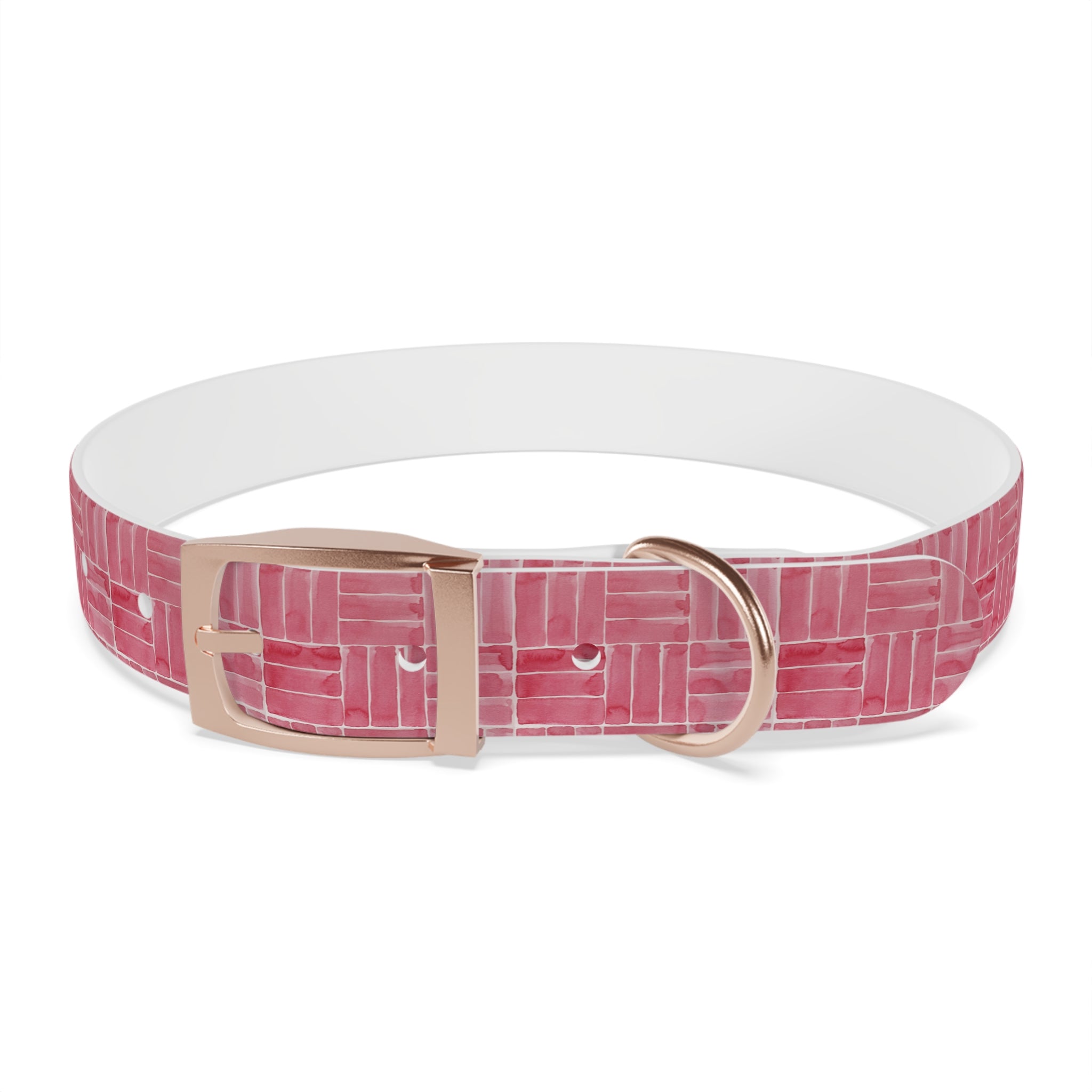 Berry Weave Dog Collar