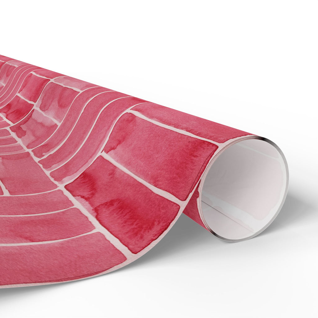 Weave Wrapping Paper, Berry