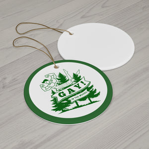 Gay In The Woods Ornament