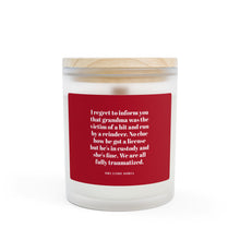 Load image into Gallery viewer, Christmas Trauma Candle, Grandma (11oz)
