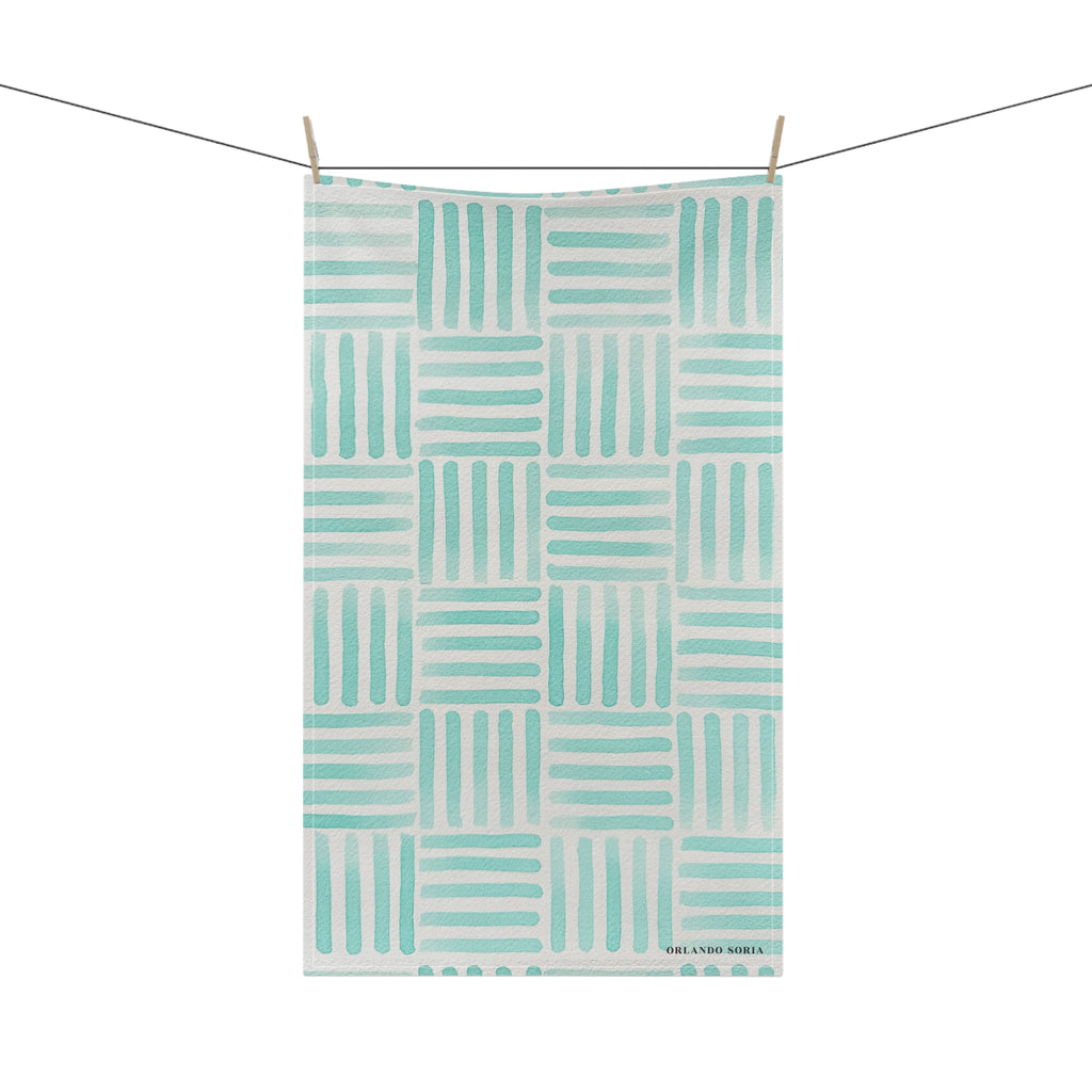 Weave Tea Towel, Frost