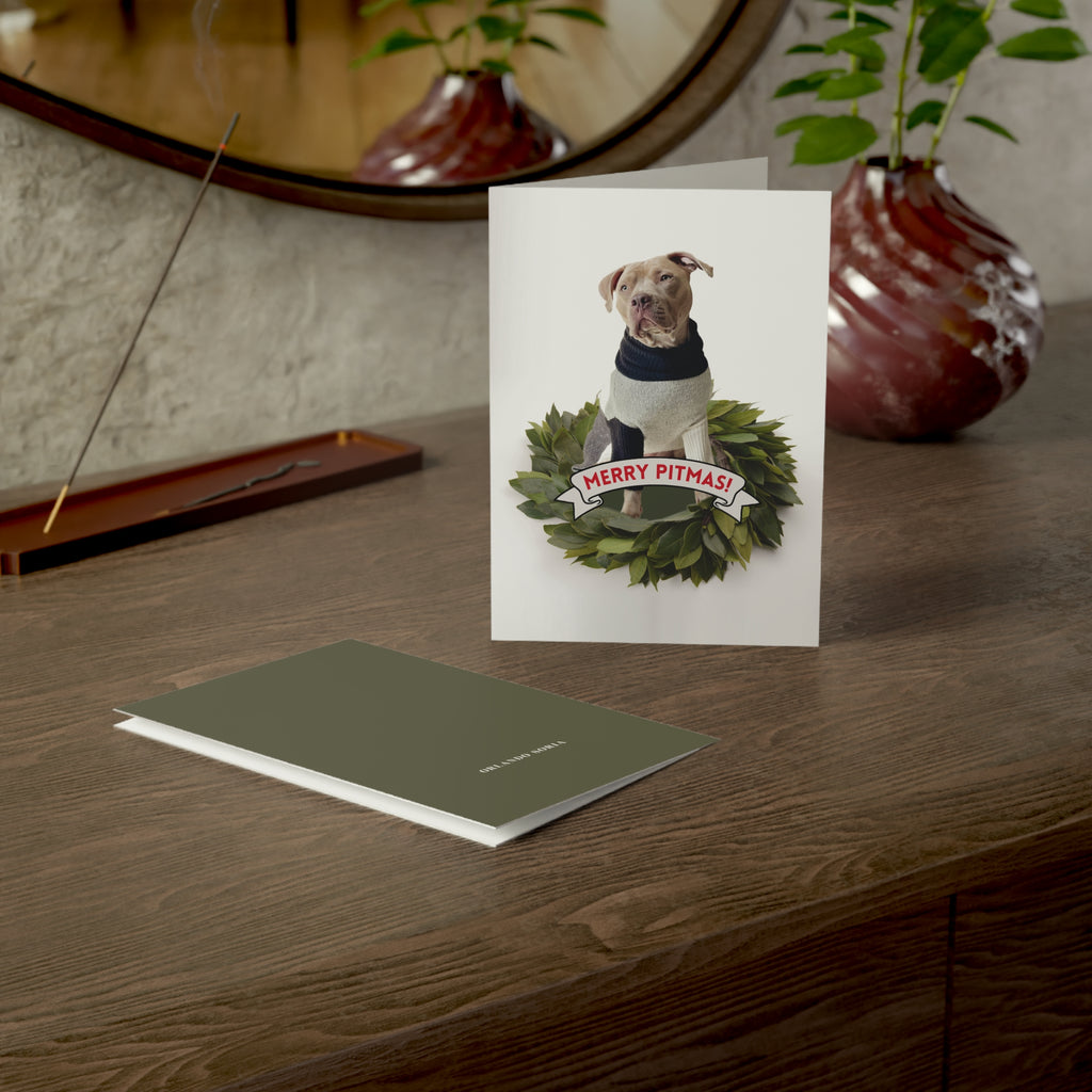 Merry Pitmas Greeting Card