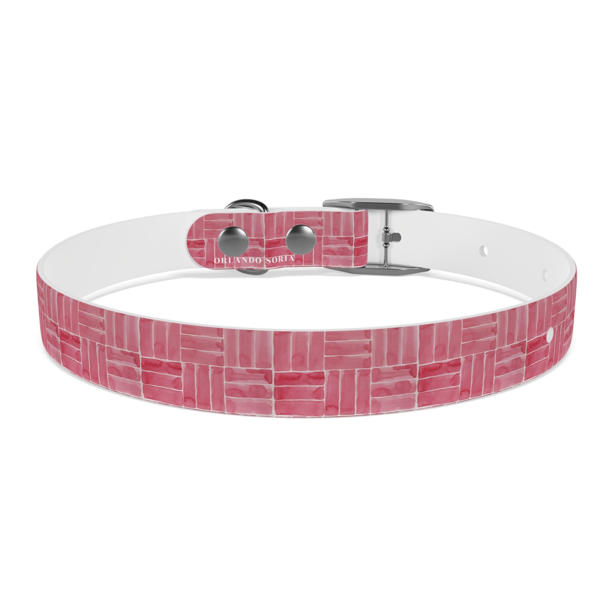 Berry Weave Dog Collar