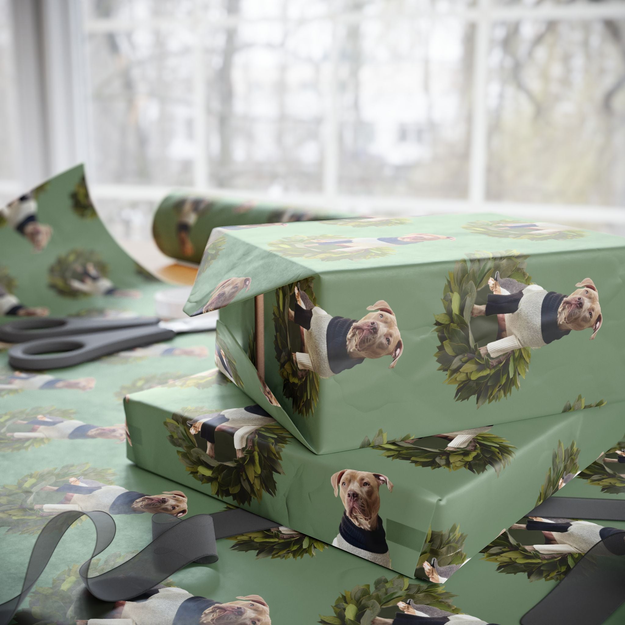 Pitbull Wrapping Paper