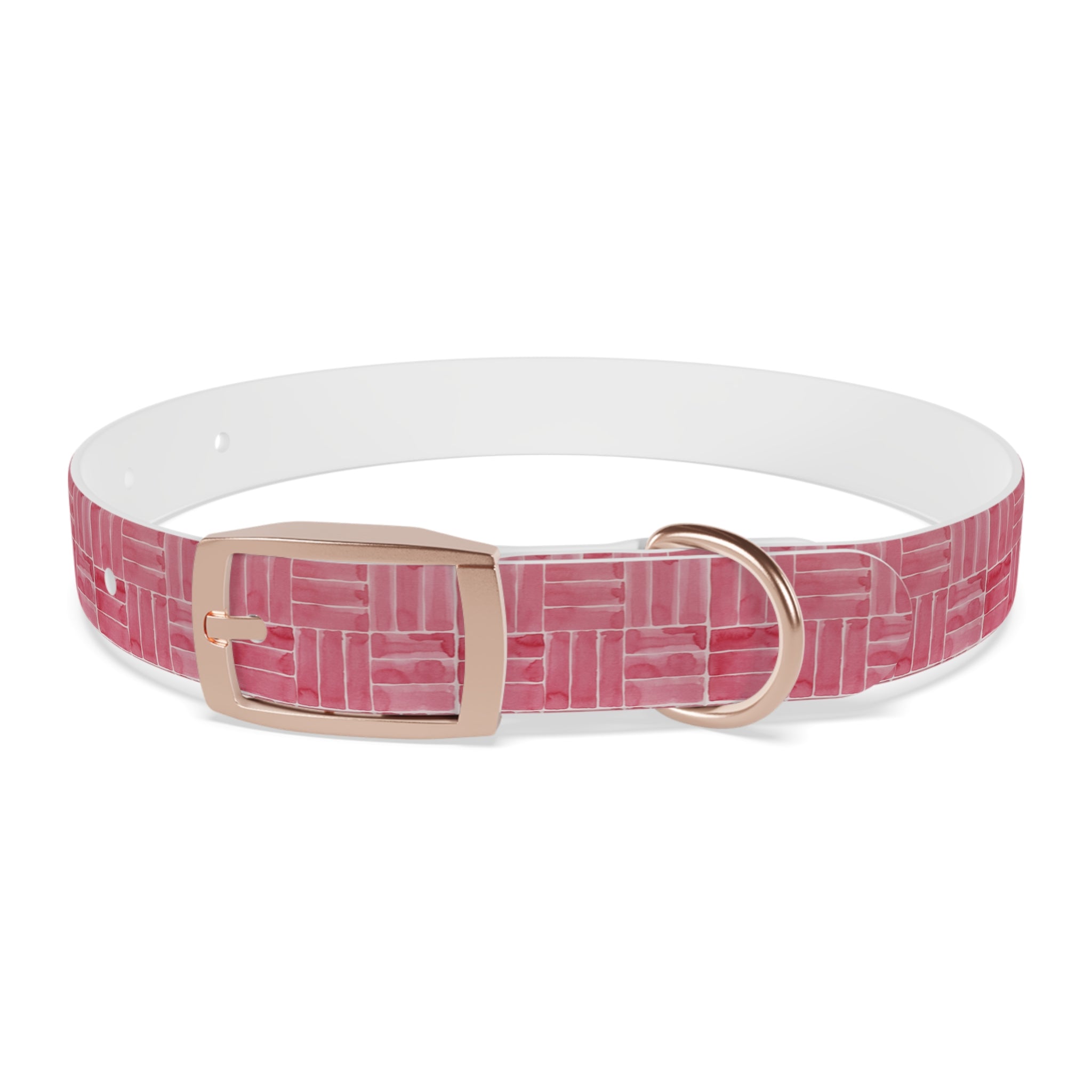 Berry Weave Dog Collar