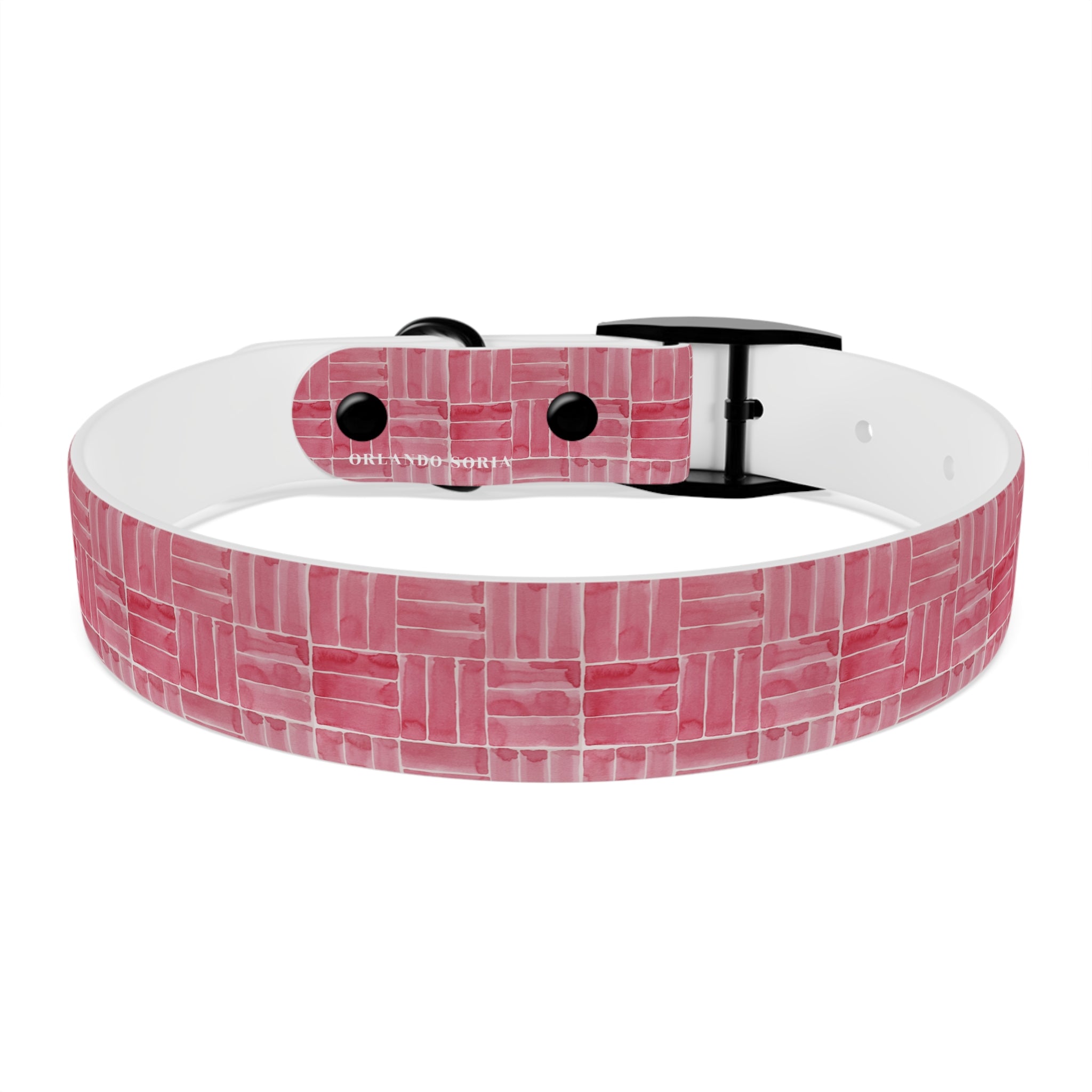 Berry Weave Dog Collar