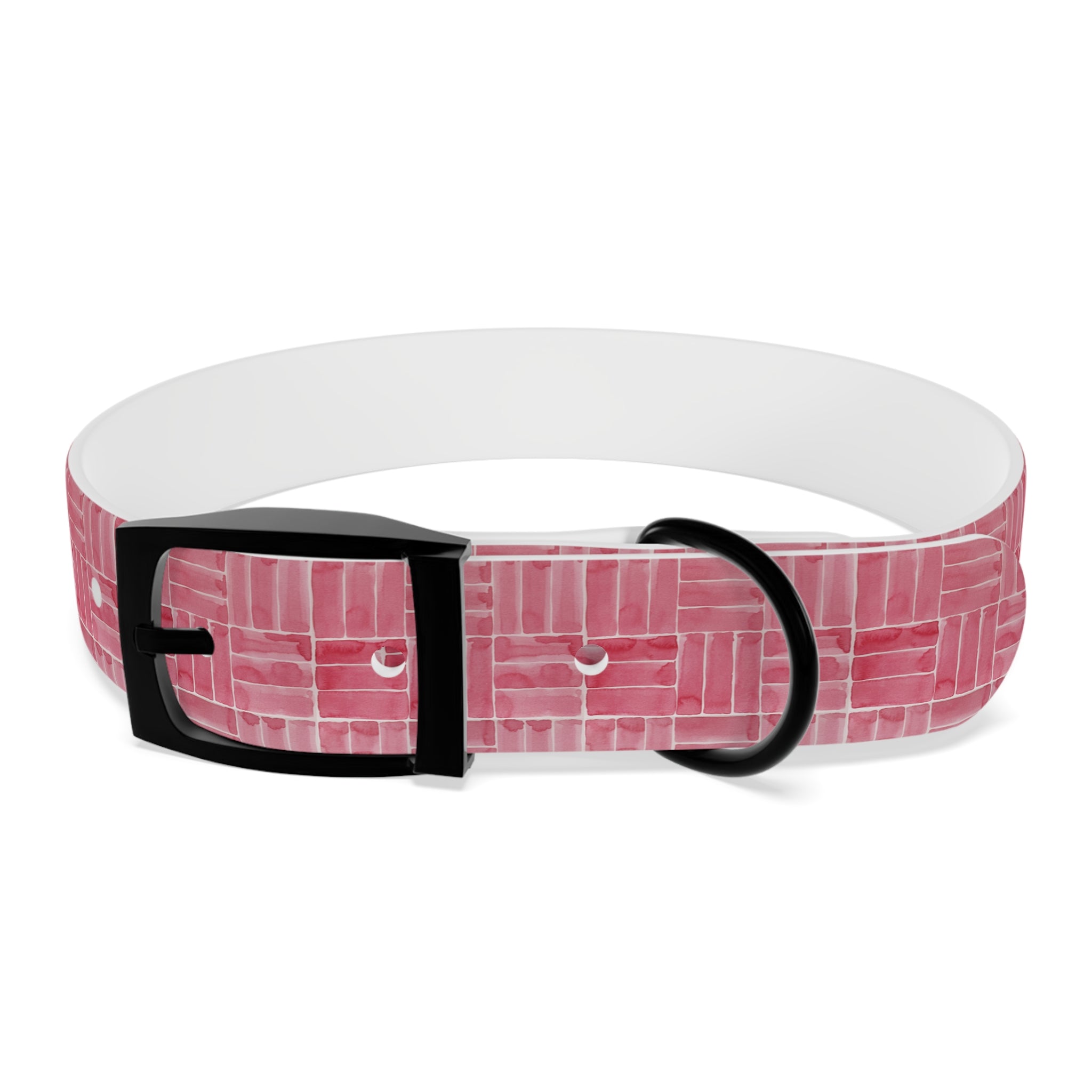 Berry Weave Dog Collar