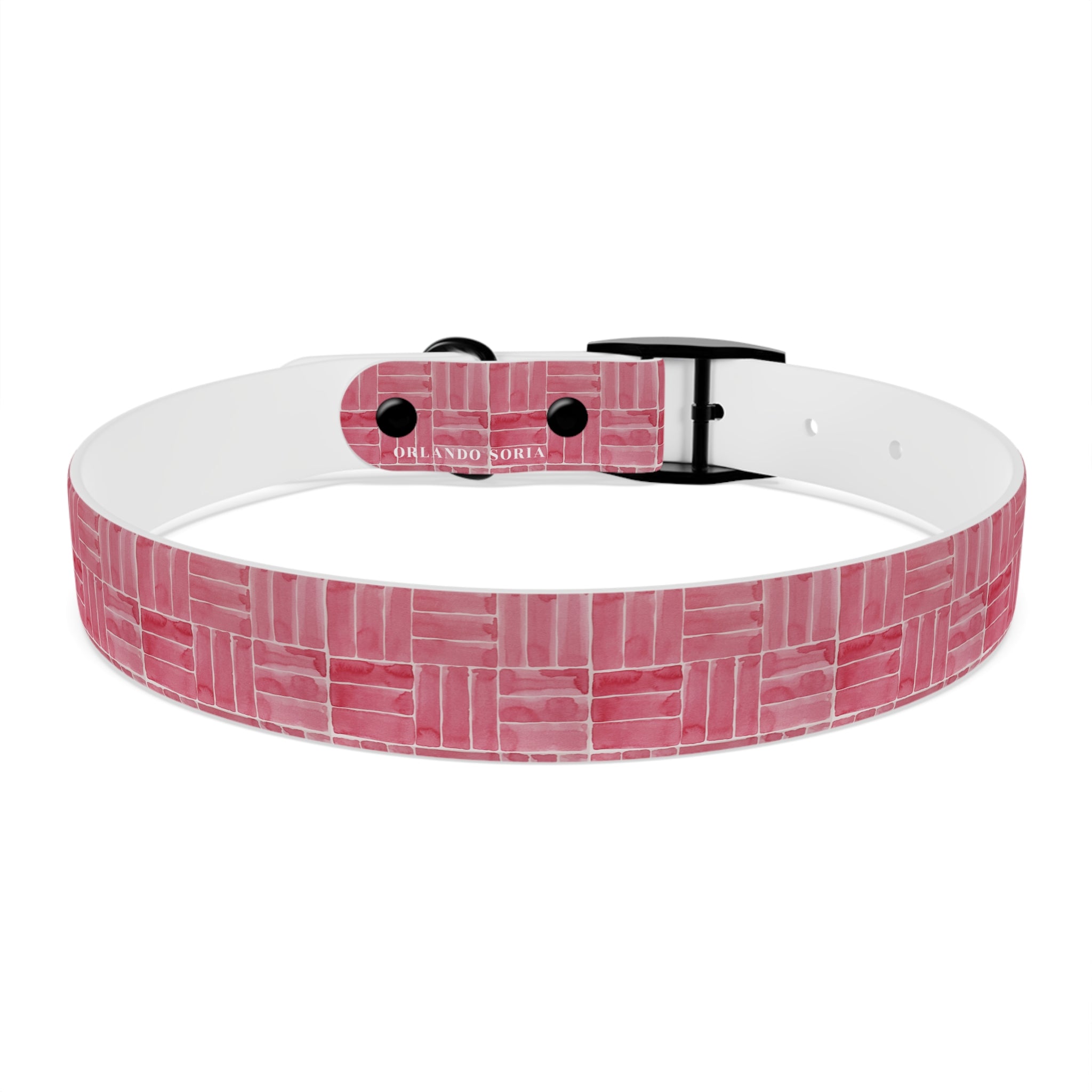 Berry Weave Dog Collar