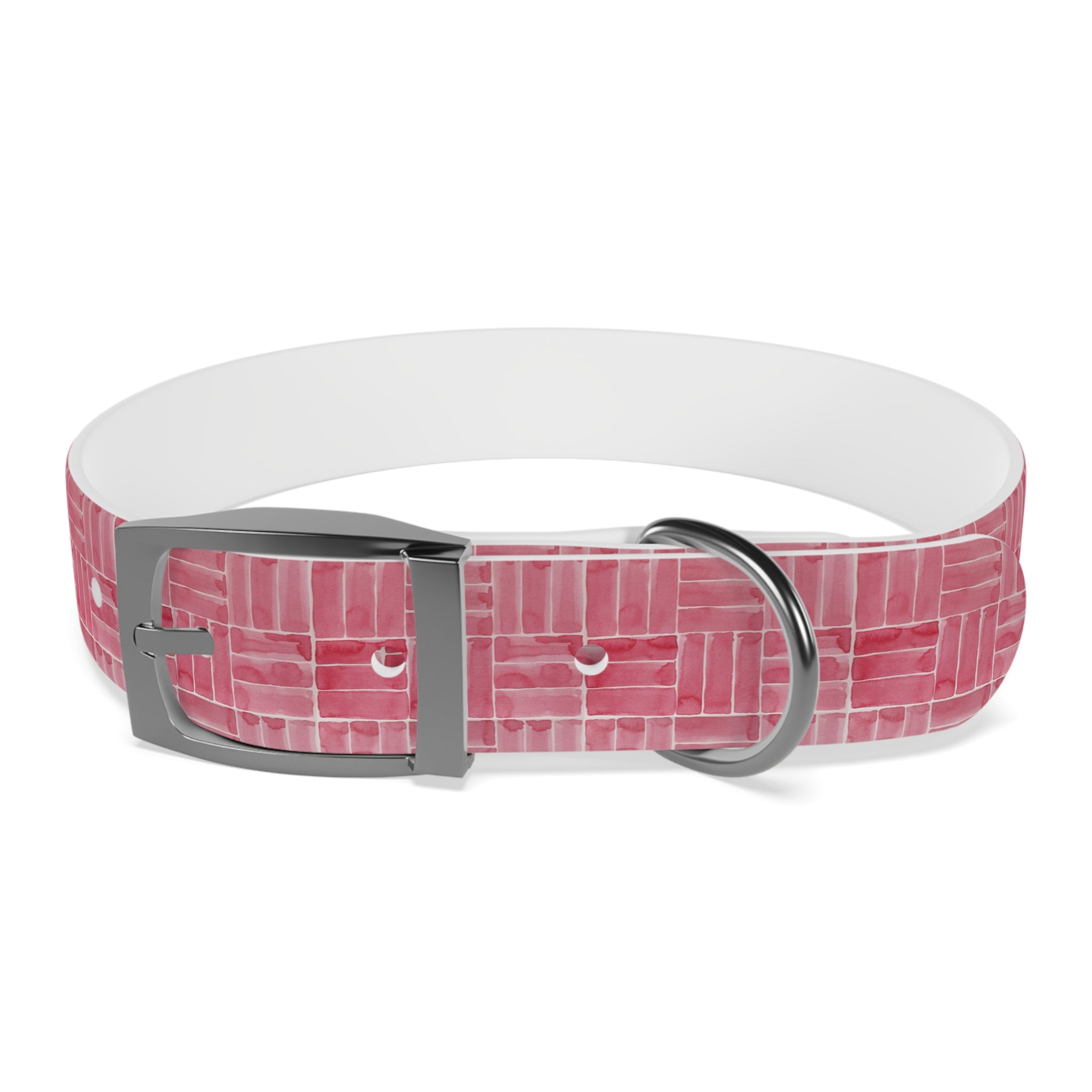 Berry Weave Dog Collar