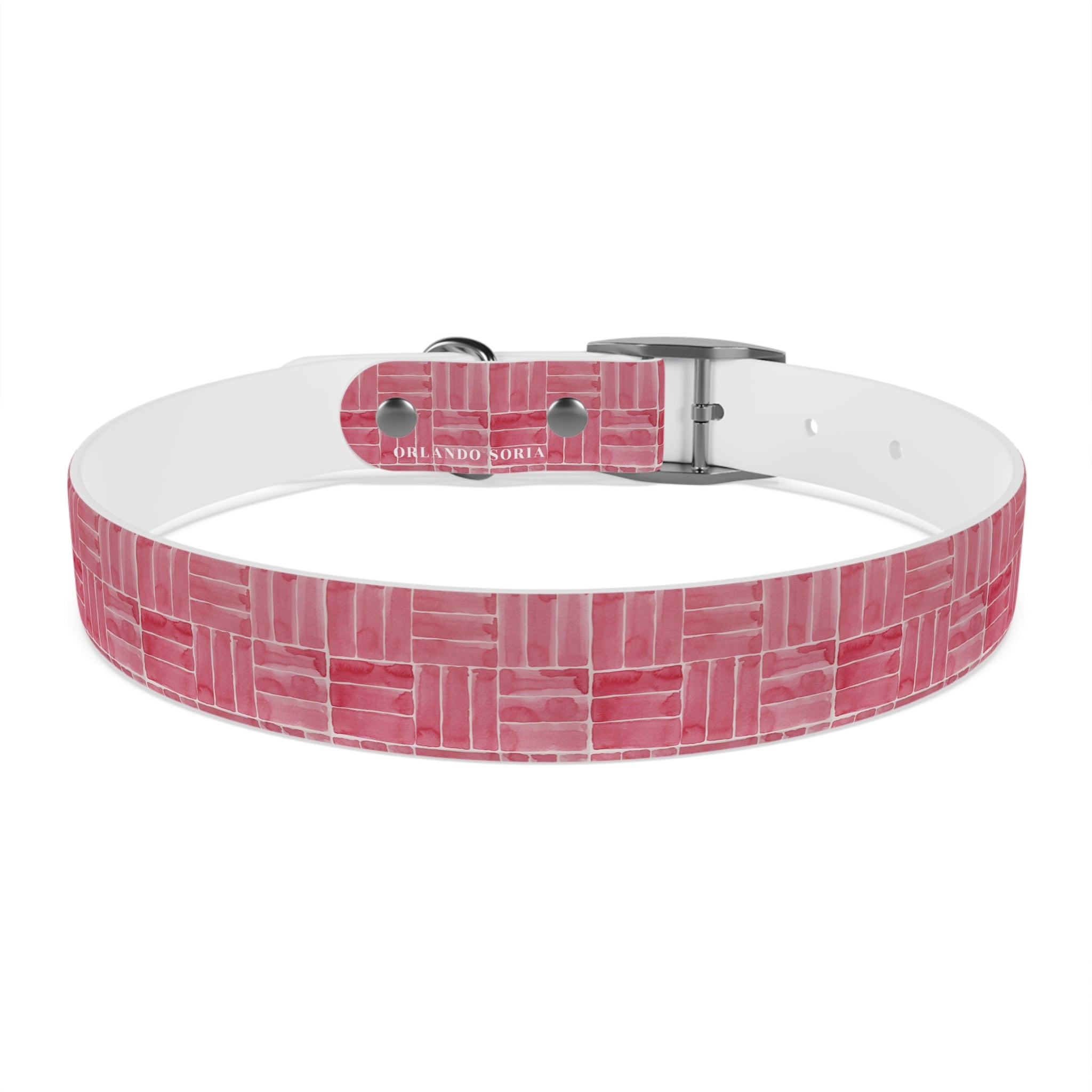 Berry Weave Dog Collar