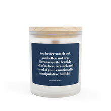 Load image into Gallery viewer, Christmas Trauma Candle, Emotional Manipulation (11oz)
