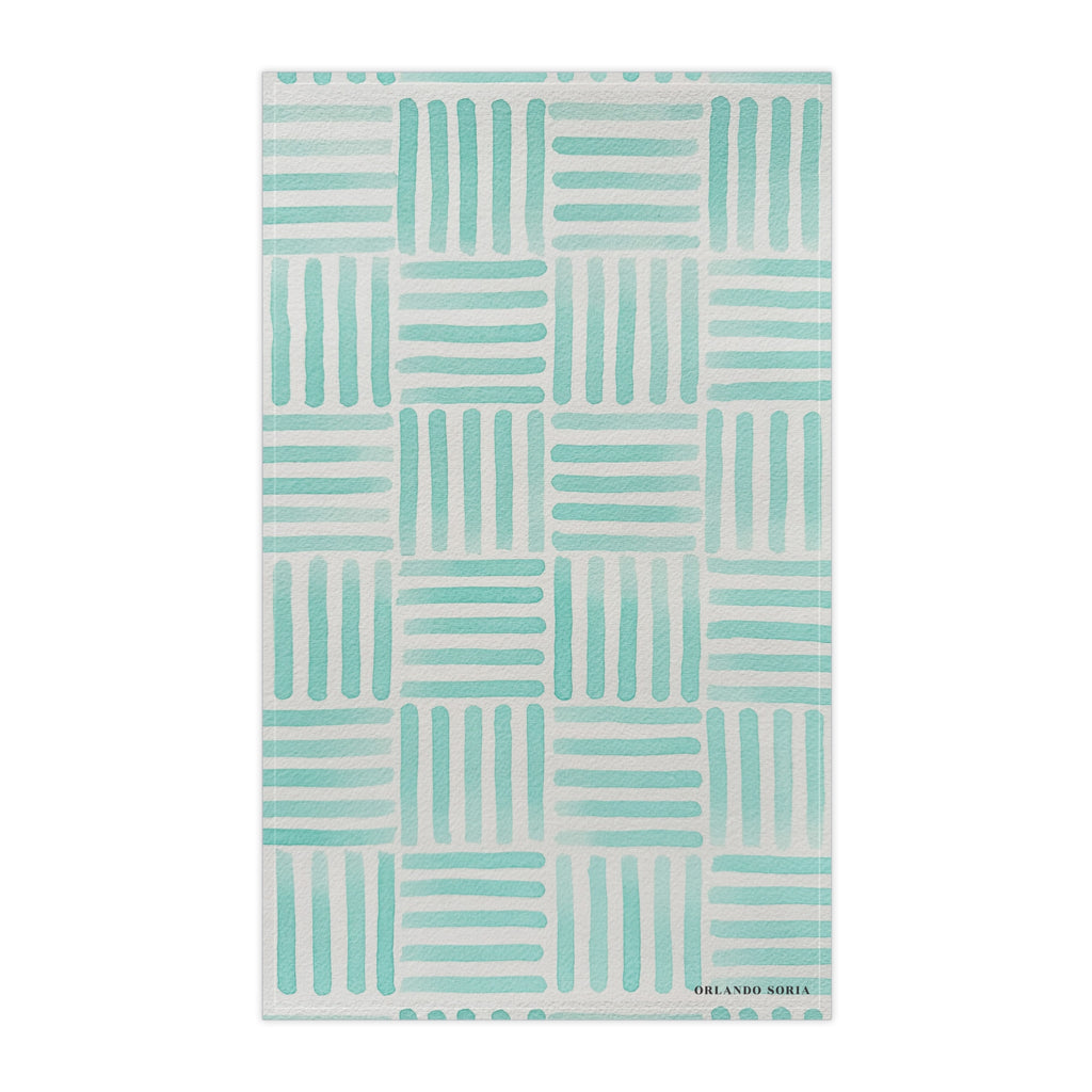Weave Tea Towel, Frost