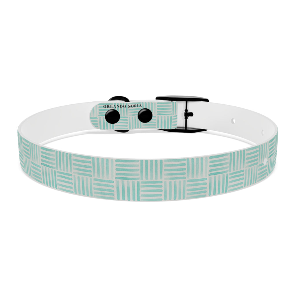 Frosty Weave Dog Collar