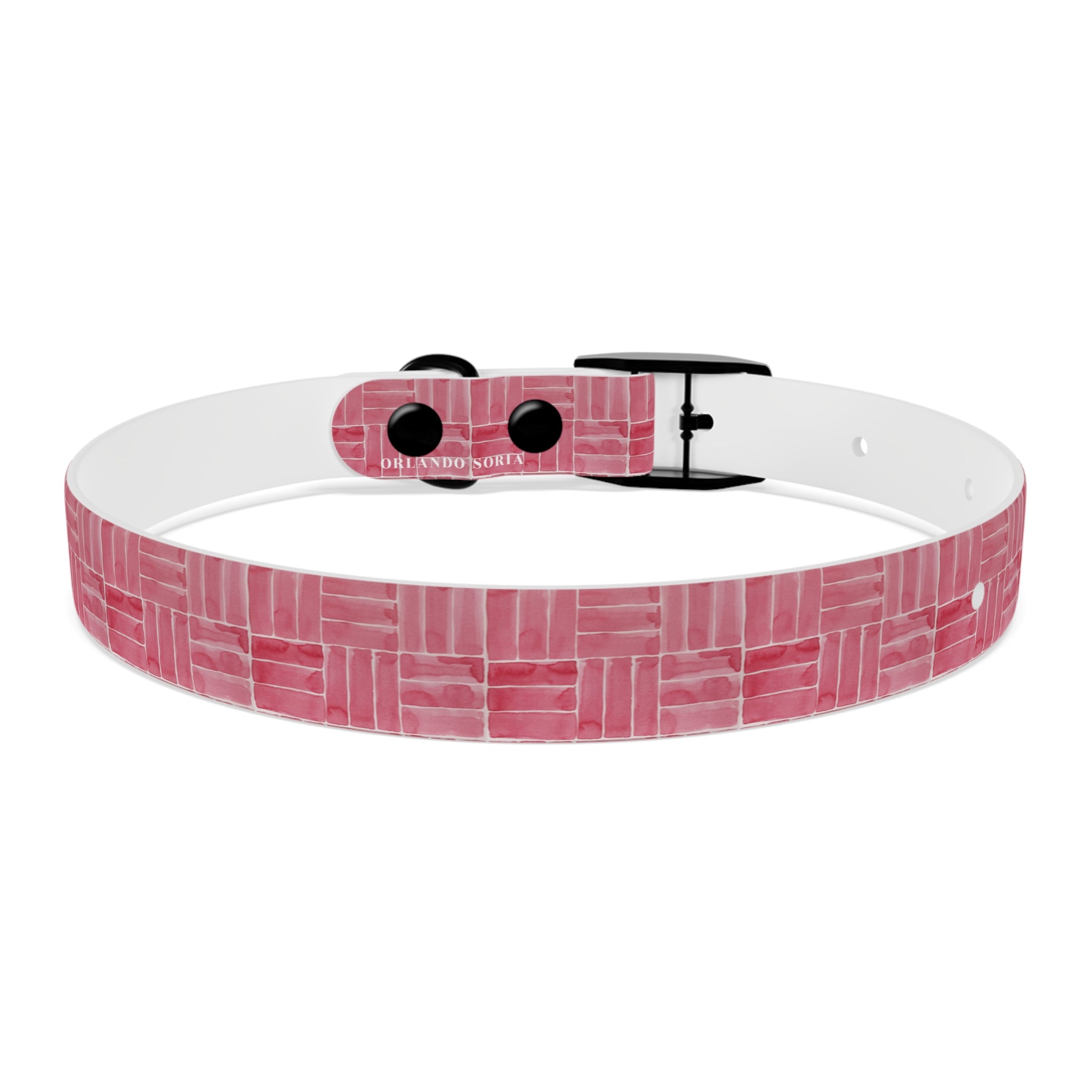 Berry Weave Dog Collar
