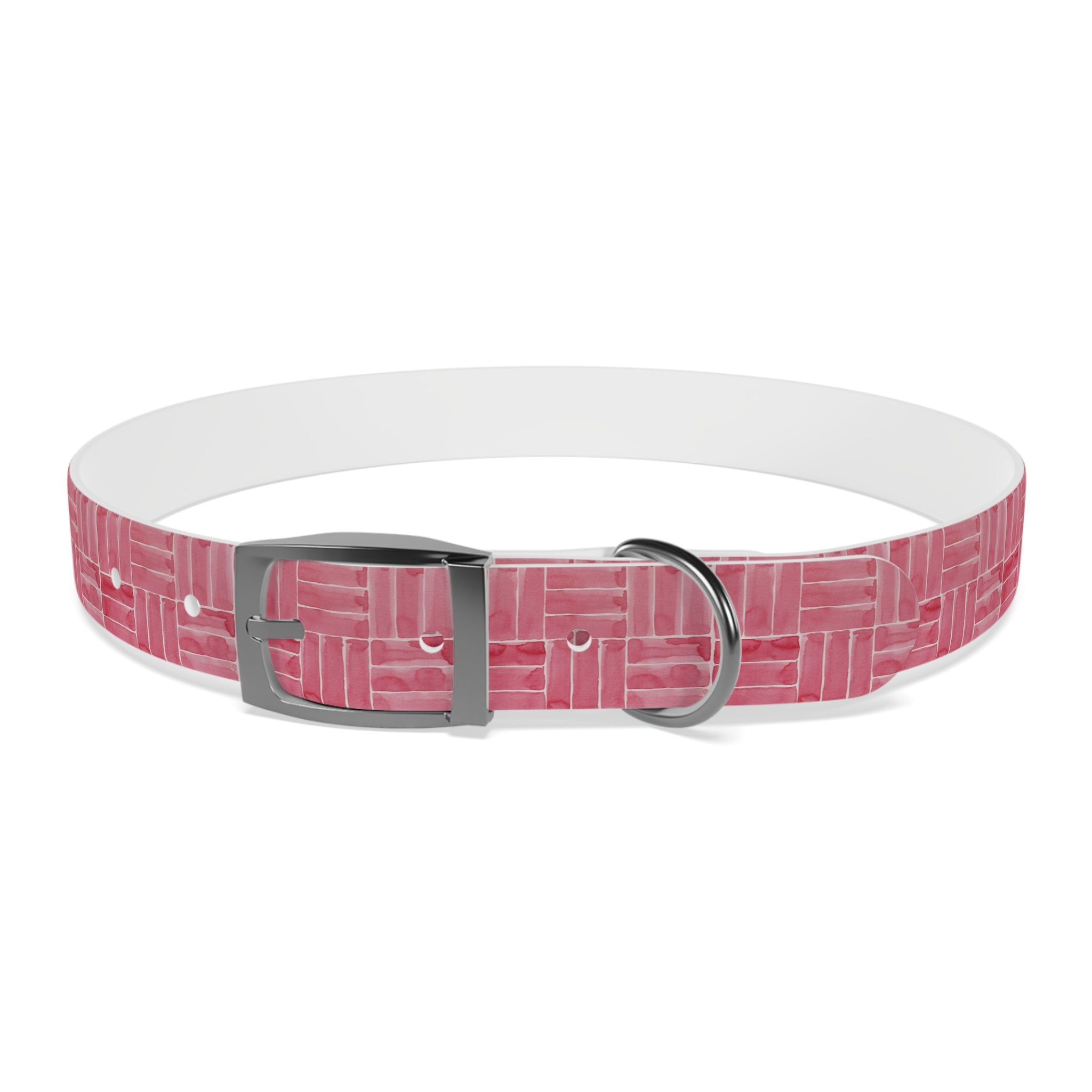 Berry Weave Dog Collar