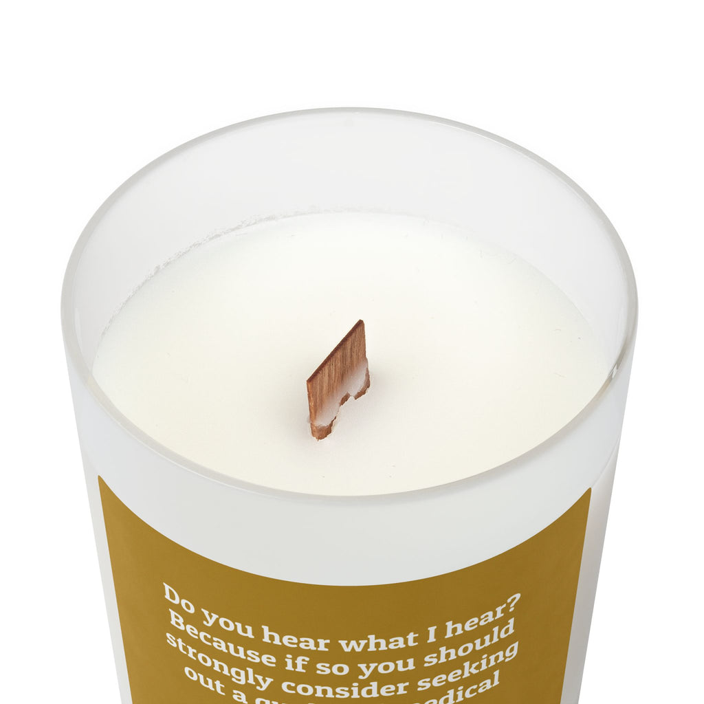 Christmas Trauma Candle, Do You Hear What I Hear?