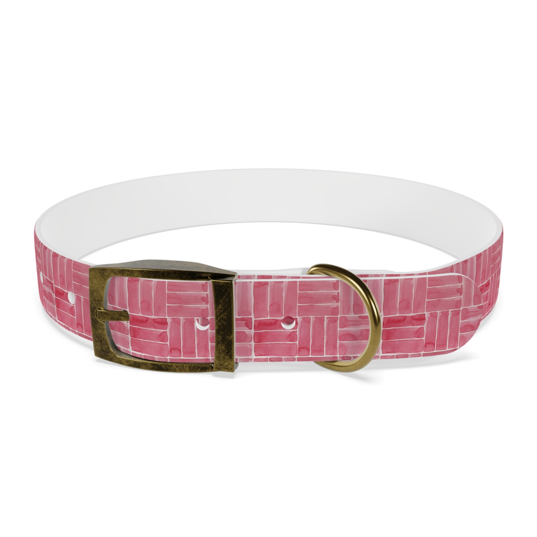 Berry Weave Dog Collar