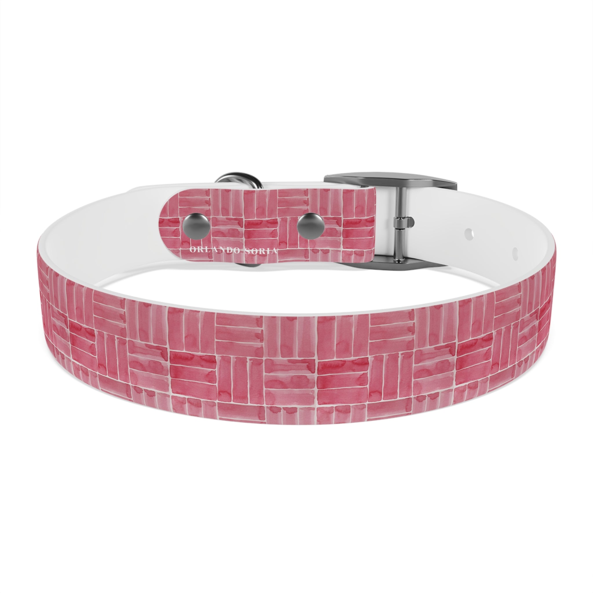 Berry Weave Dog Collar