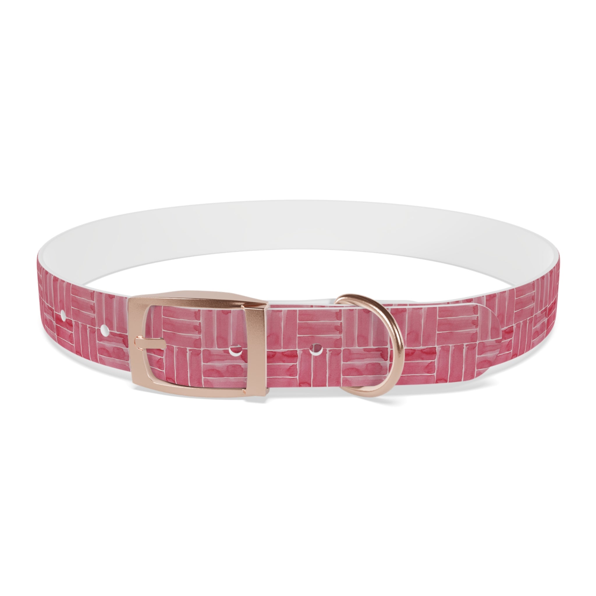 Berry Weave Dog Collar