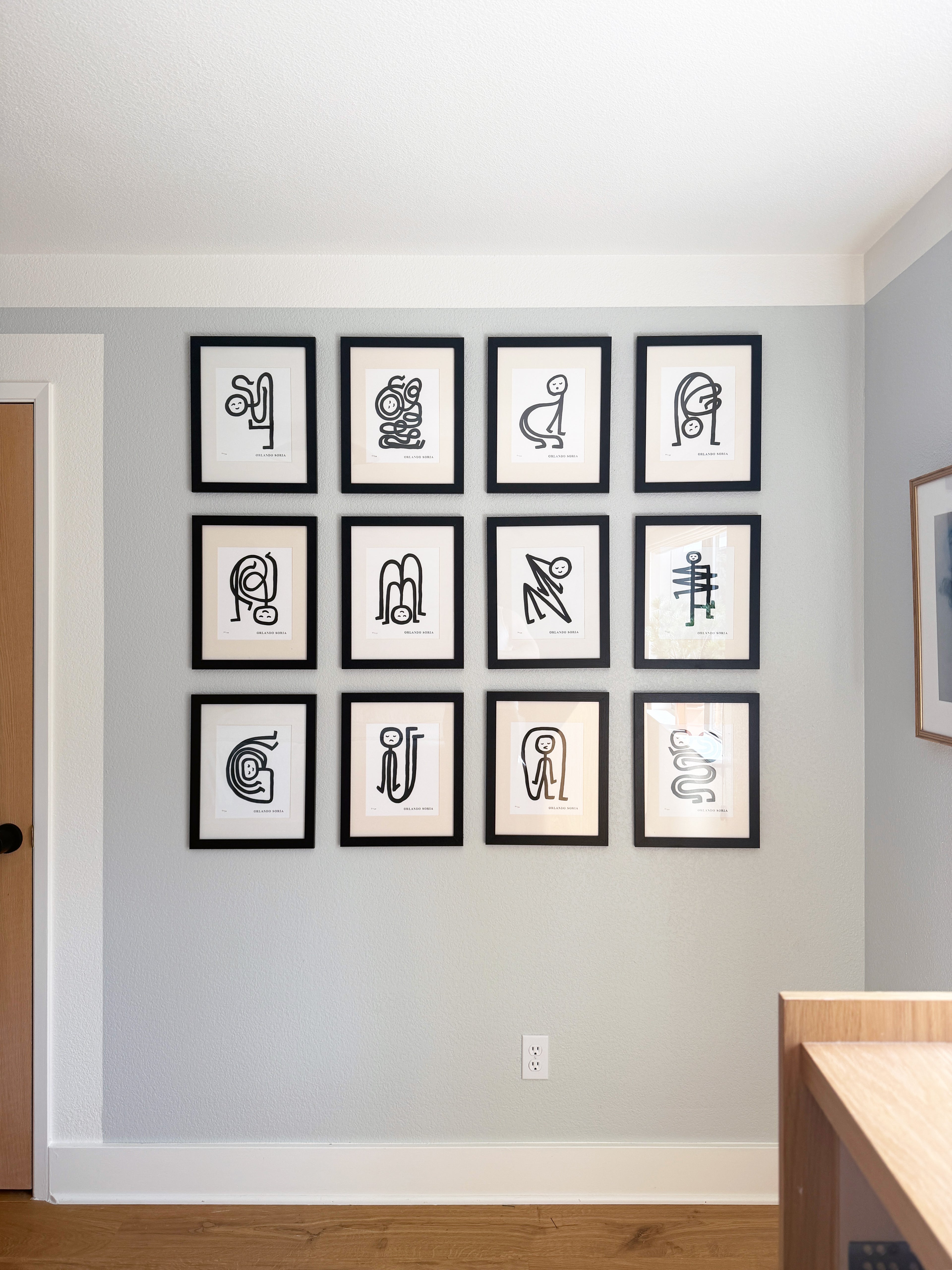 "I Drew My Feelings" Framed Set of 12 Limited Edition Prints