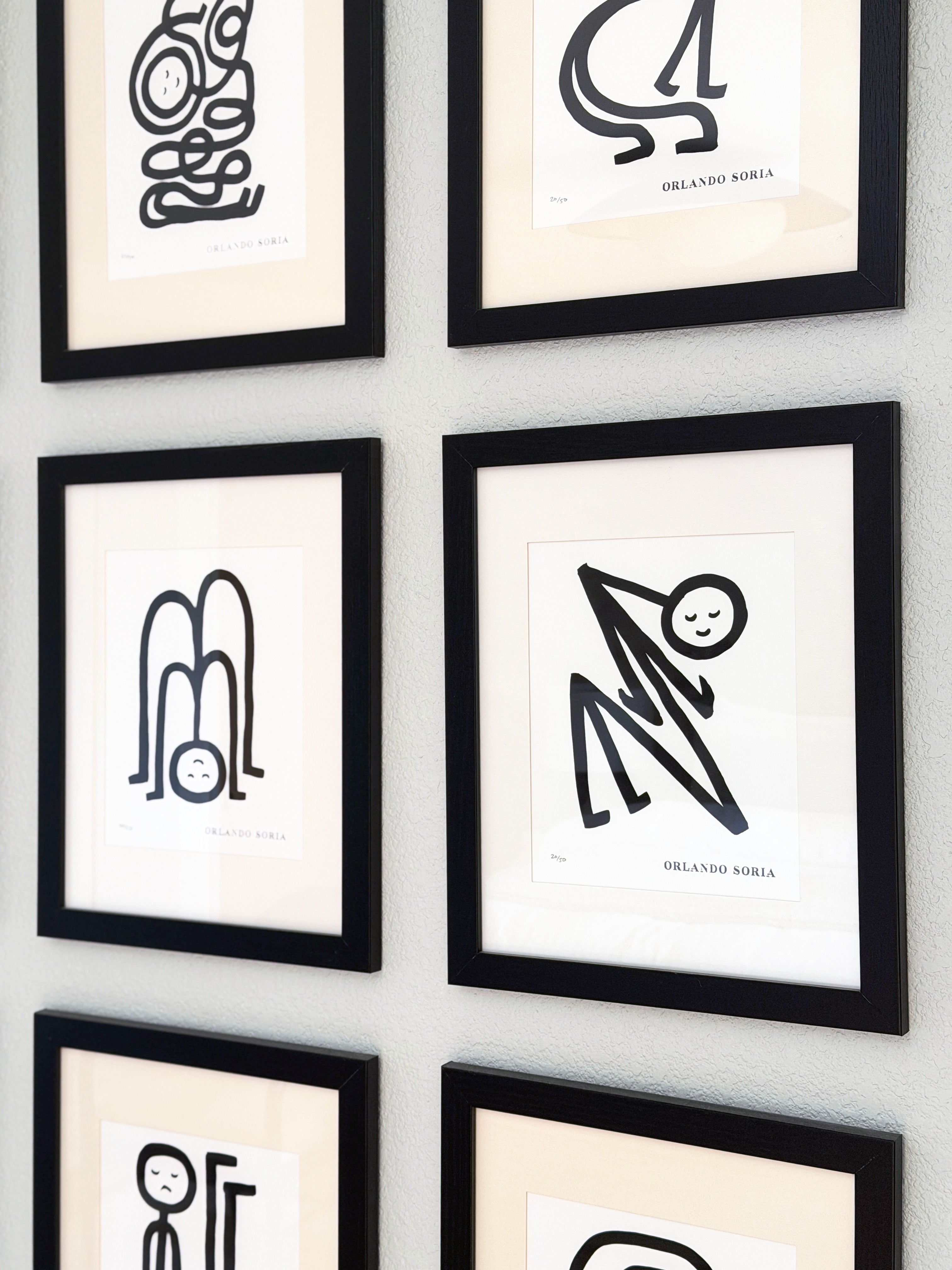 "I Drew My Feelings" Framed Set of 12 Limited Edition Prints