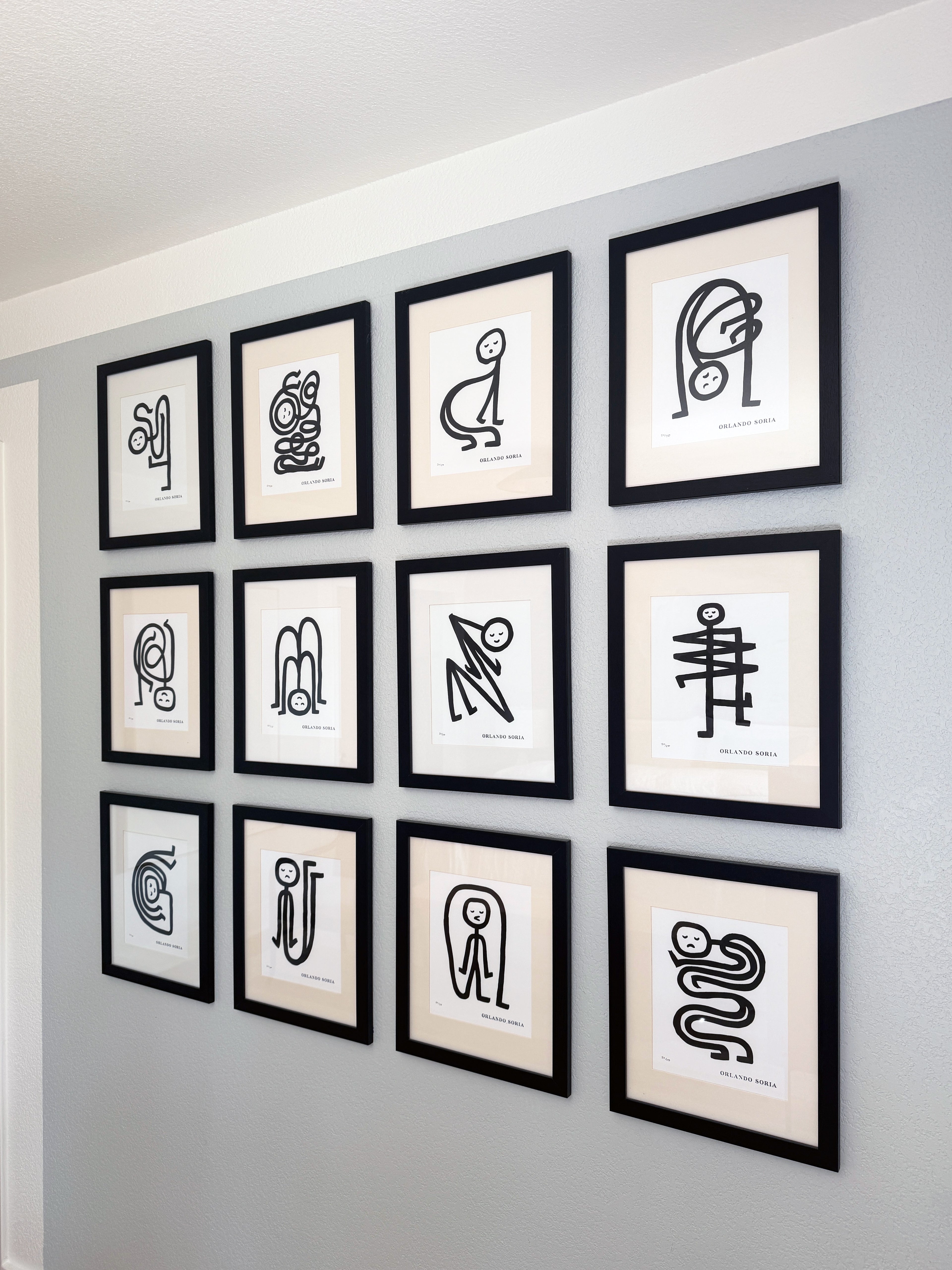 "I Drew My Feelings" Framed Set of 12 Limited Edition Prints