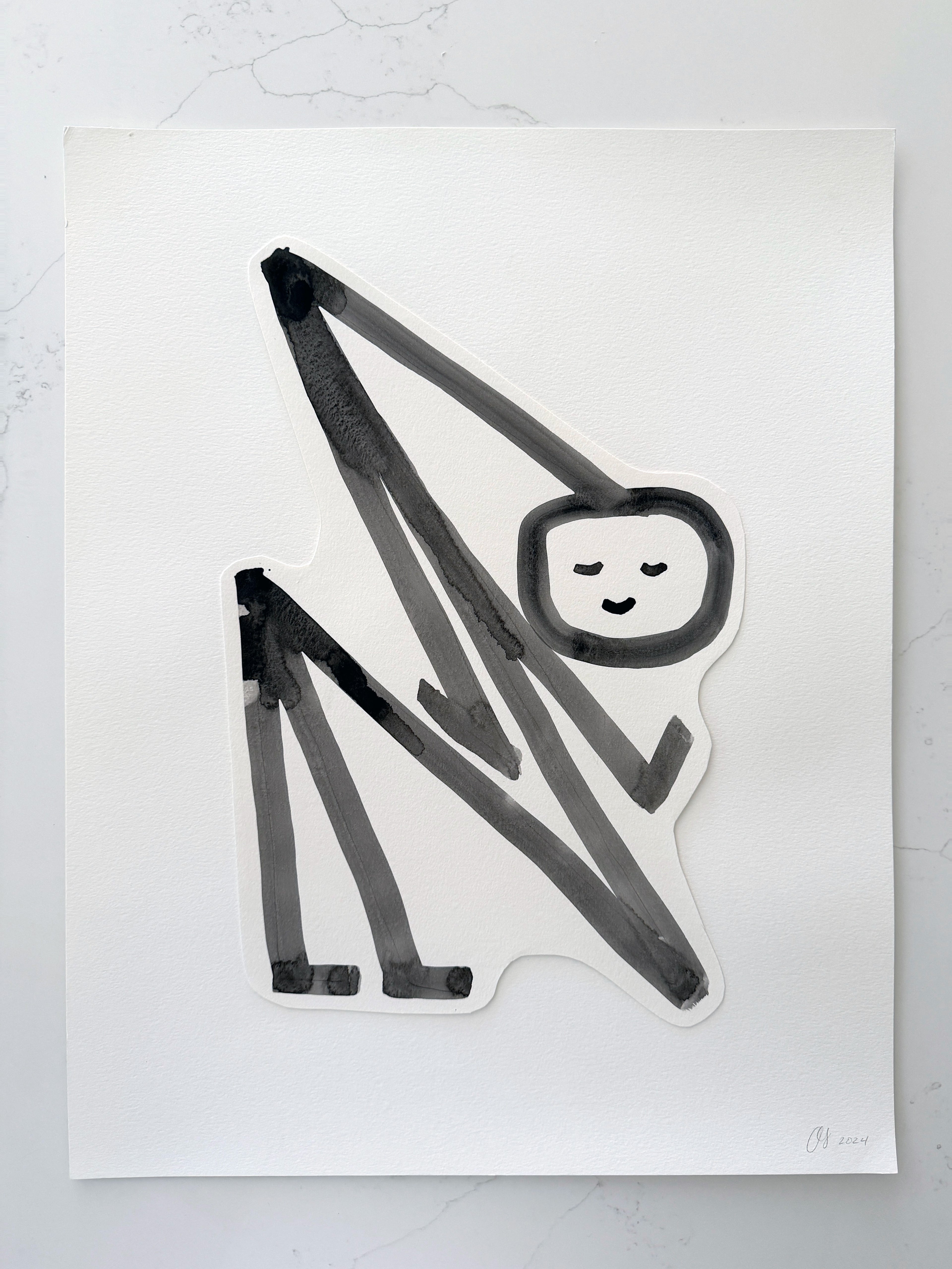 "I'm Delighted To See You" Original Painting