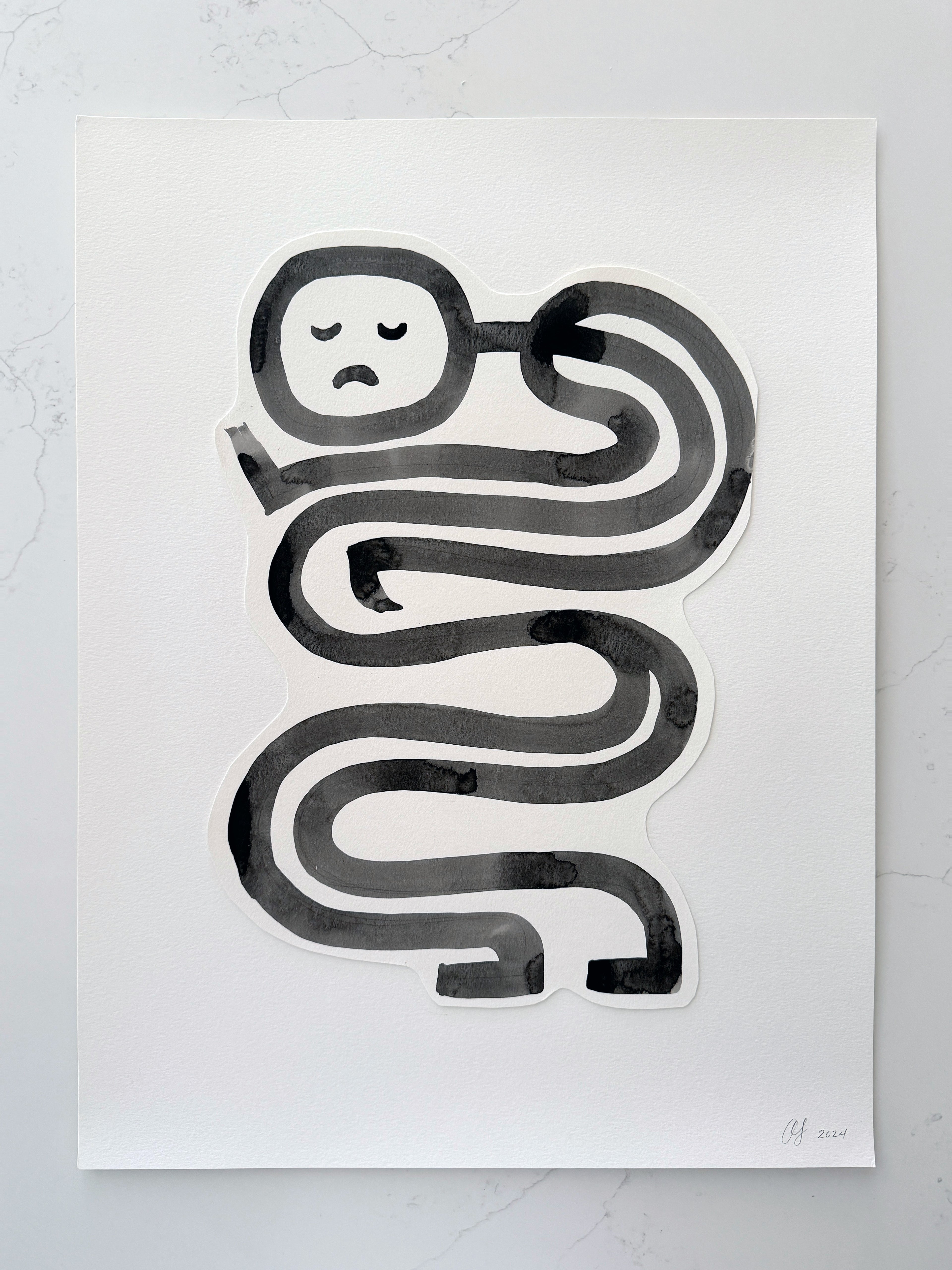 "Whatcha Up To?" Original Painting