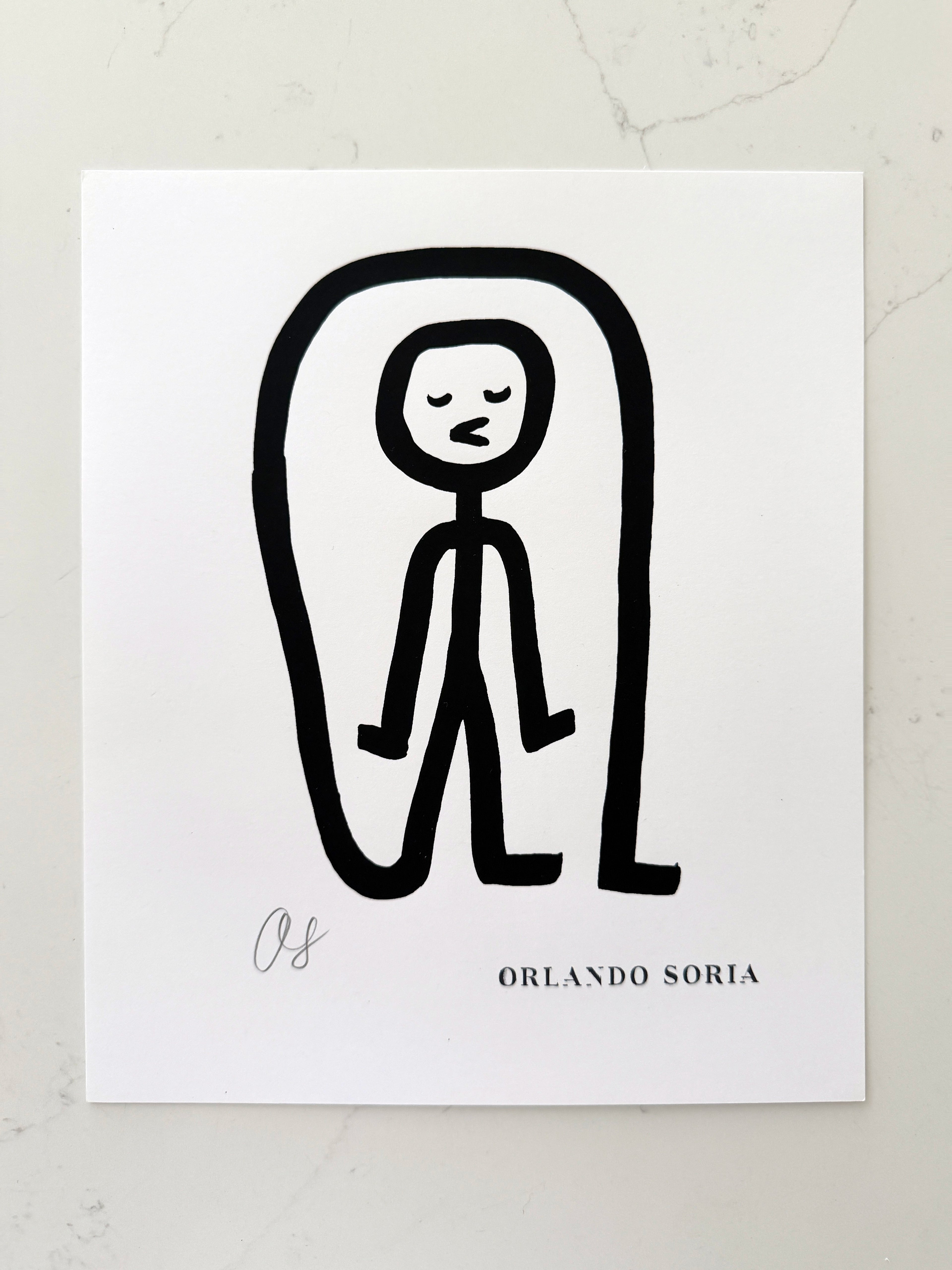 "My Leg Is Too Long" Print